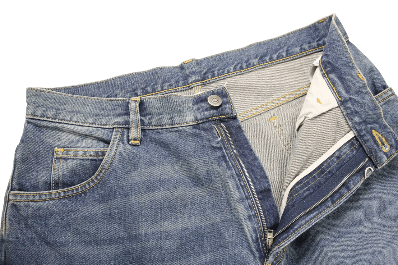 Maison Margiela MAISON MARGIELA Jeans Women's (EU) 42 Bootcut Zip Fly Faded Size 33" - 4 Thumbnail