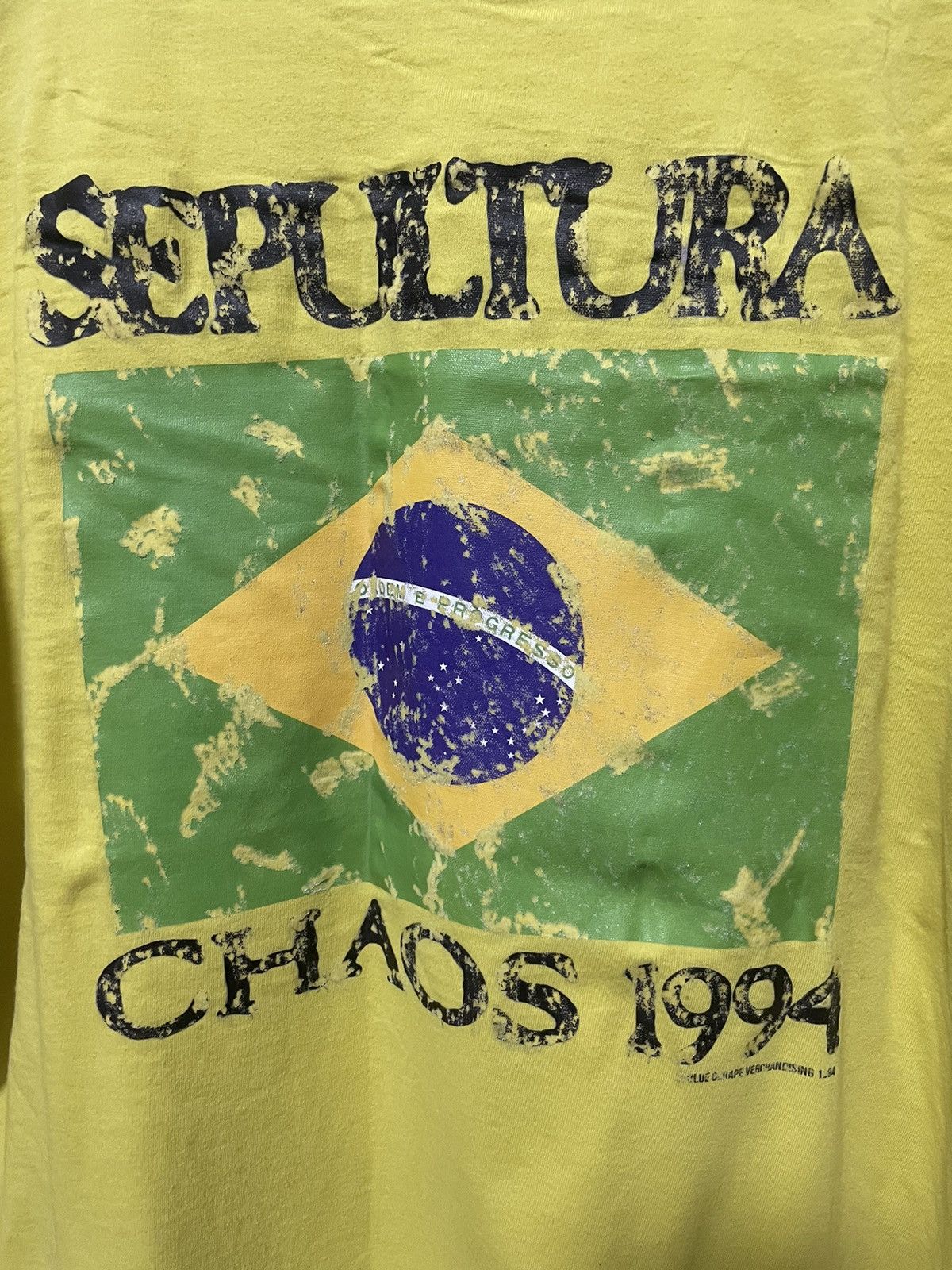 Band Tees × Vintage Vintage Sepultura Chaos A D 1994 South Korean Riot Tee Size US L / EU 52-54 / 3 - 19 Thumbnail