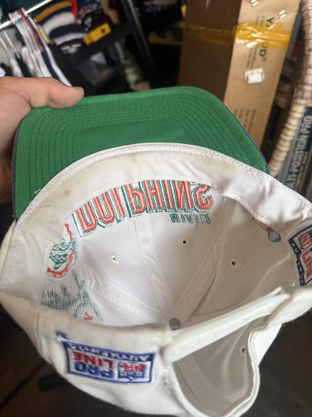 Sports Specialties Miami Dolphins Vintage NFL Sports Specialties SnapBack Hat Size ONE SIZE - 12 Thumbnail