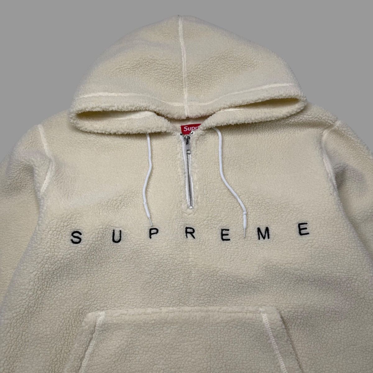 Supreme Supreme fleece hooded jacket Size US L / EU 52-54 / 3 - 3 Thumbnail