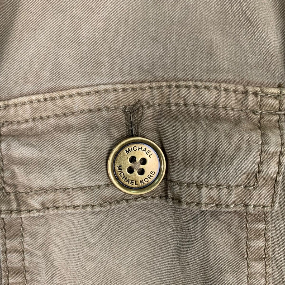Michael Kors MICHAEL KORS Japan Four Pocket Cotton Crop Jacket #1157-C53 Size M / US 6-8 / IT 42-44 - 12 Thumbnail