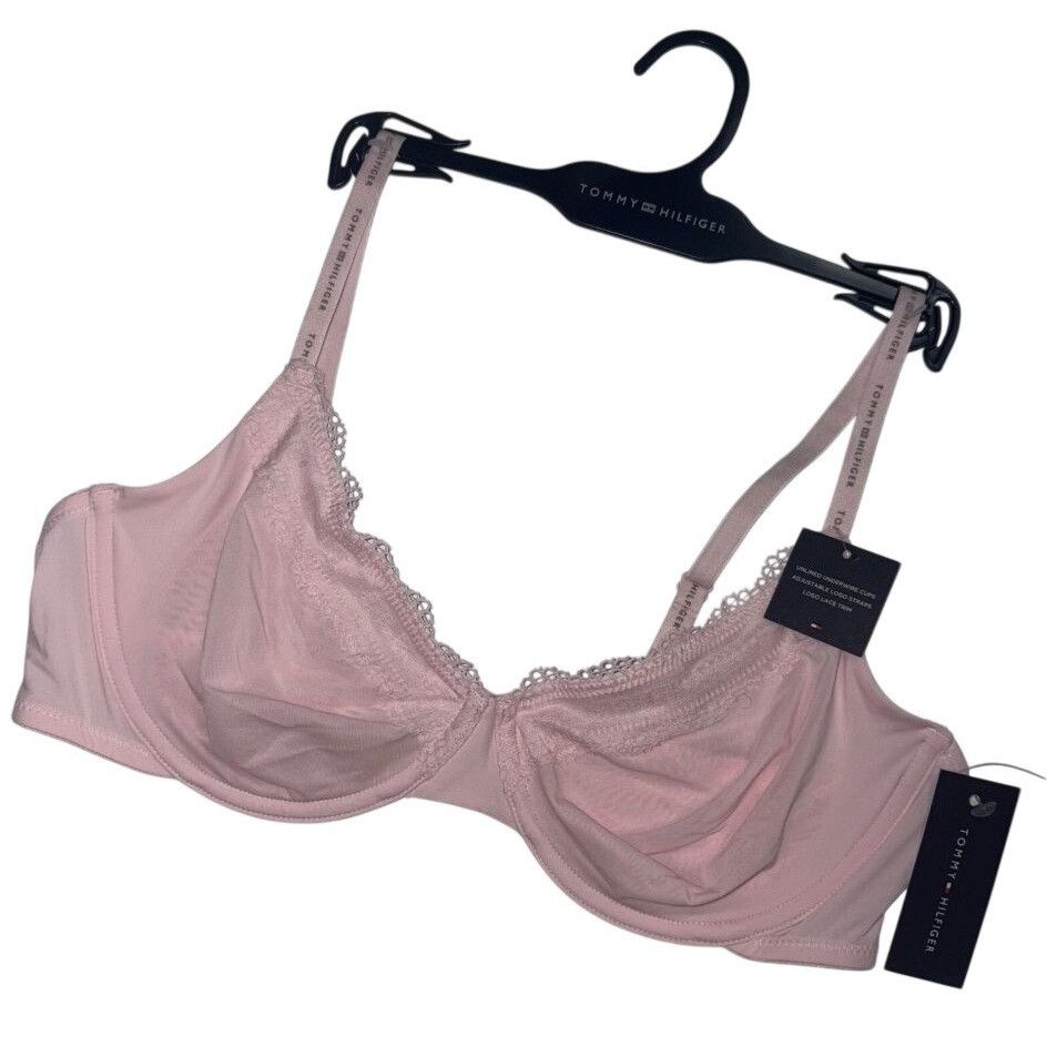 Tommy Hilfiger Tommy Hilfiger Light Pink Lace Underwire Bra 34B Size ONE SIZE - 1 Thumbnail