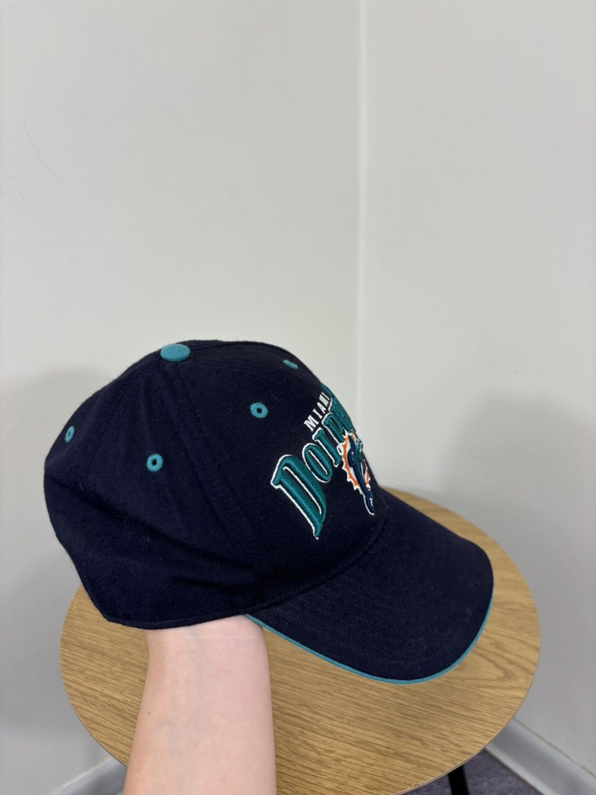 NFL Vintage 90s Miami Dolphins NFL Rare Dad Hat Cap Size ONE SIZE - 8 Thumbnail