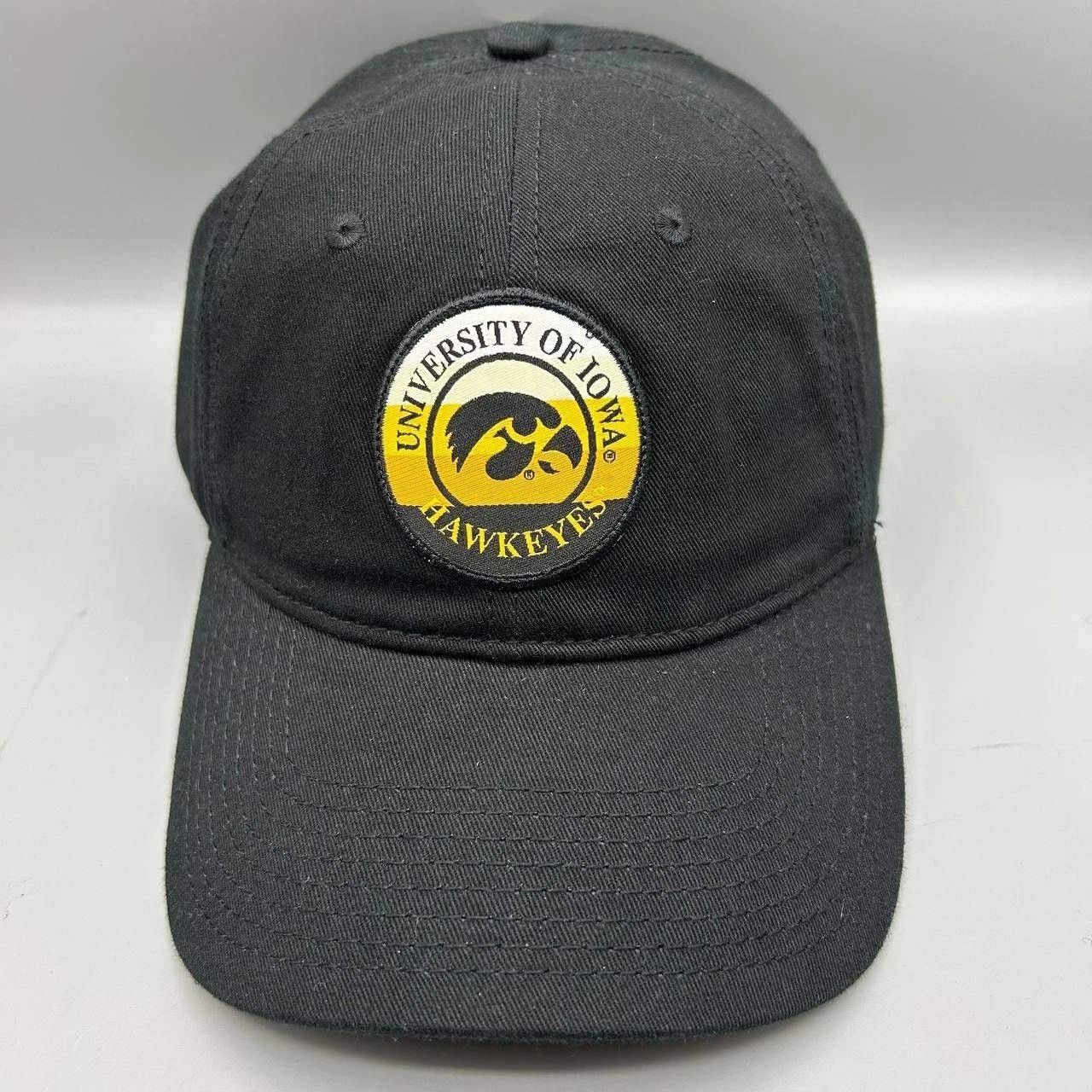 The Game Iowa Hawkeyes Hat Men Black NCAA The Game Strap Back Cotton Size ONE SIZE - 1 Thumbnail