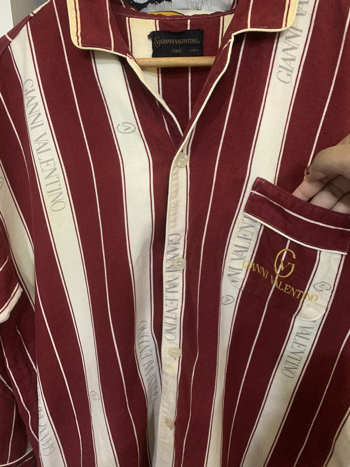 Japanese Brand × Vintage Vintage Gianni Valentino Button Shirt Size US M / EU 48-50 / 2 - 6 Thumbnail