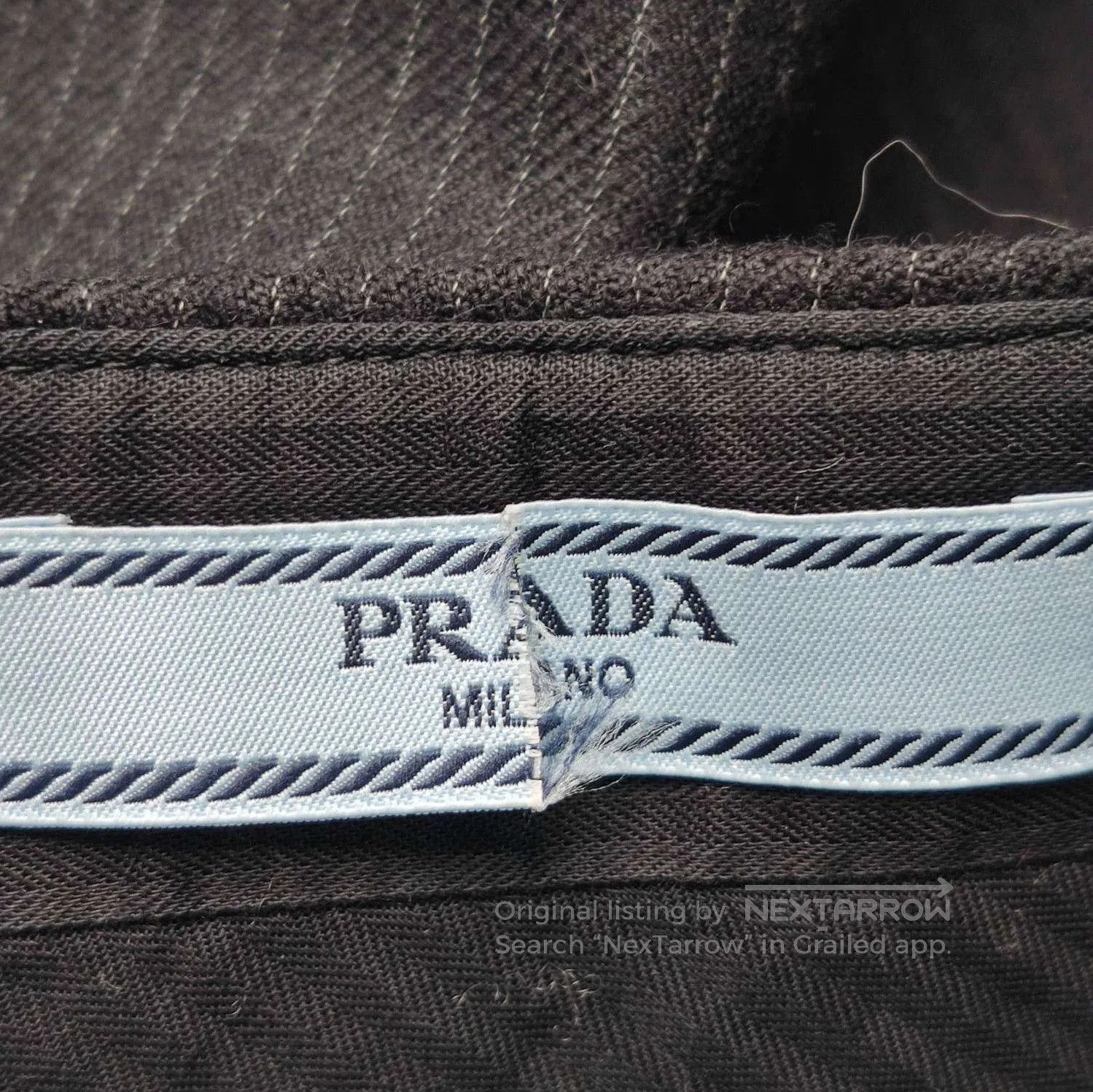 Prada Prada Black Wool Knee. Size 37" - 8 Thumbnail
