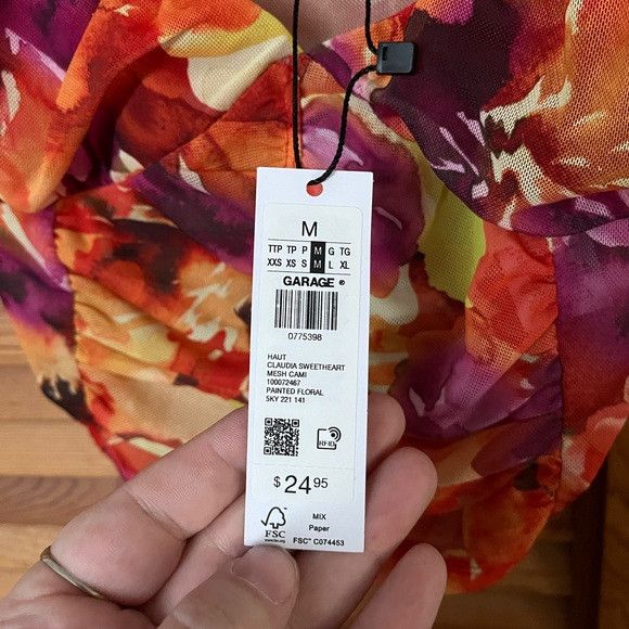 Garage Garage floral tank multicolor in size Medium Size M / US 6-8 / IT 42-44 - 3 Thumbnail