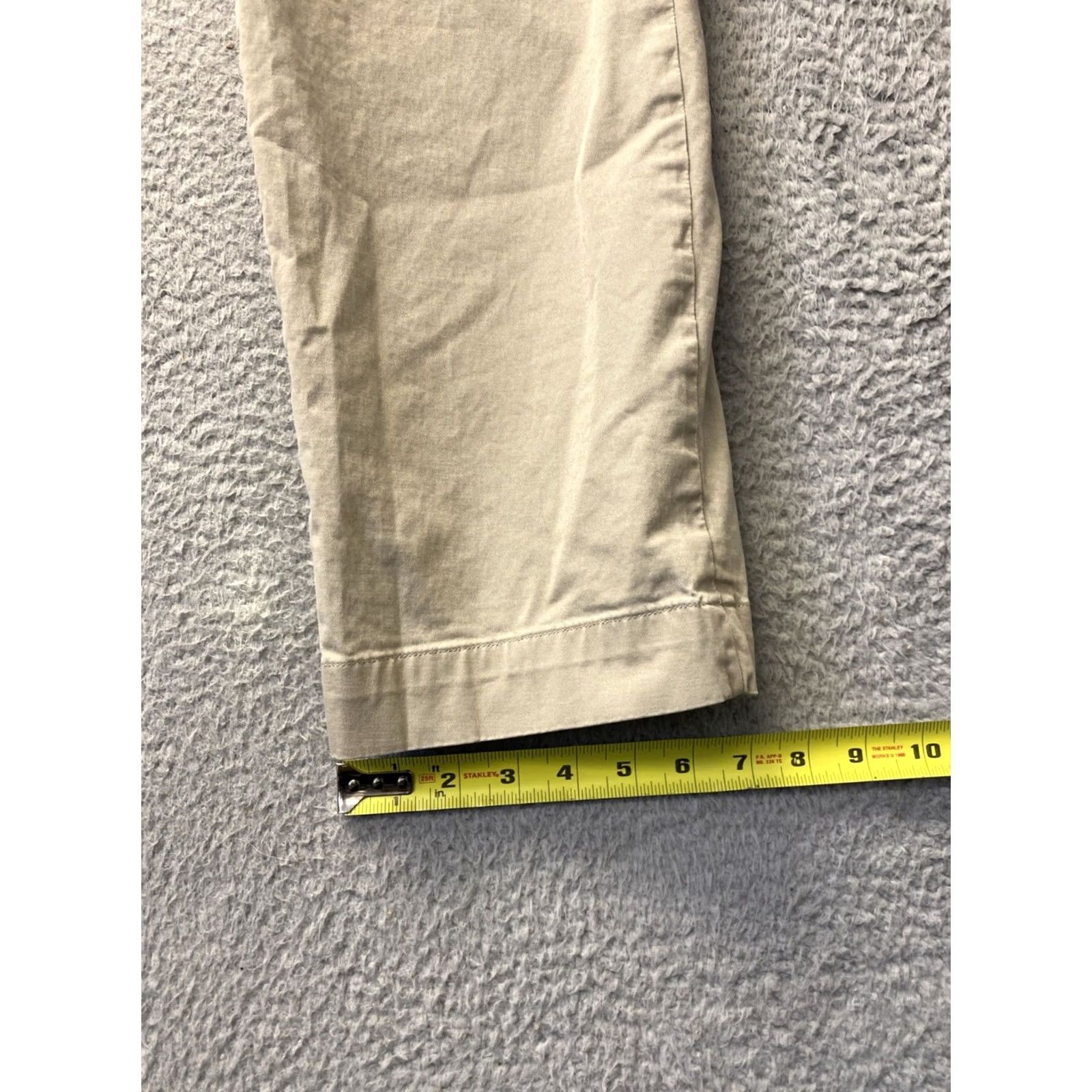 Polo Ralph Lauren Ralph Lauren Chino Pants Men 38x32 Light Tan /0772 Casual, Flat Front, Straight Leg, Cotton Twill, Button Zip Closure, Logo, Pockets, Preston Pant Size US 38 / EU 54 - 4 Thumbnail