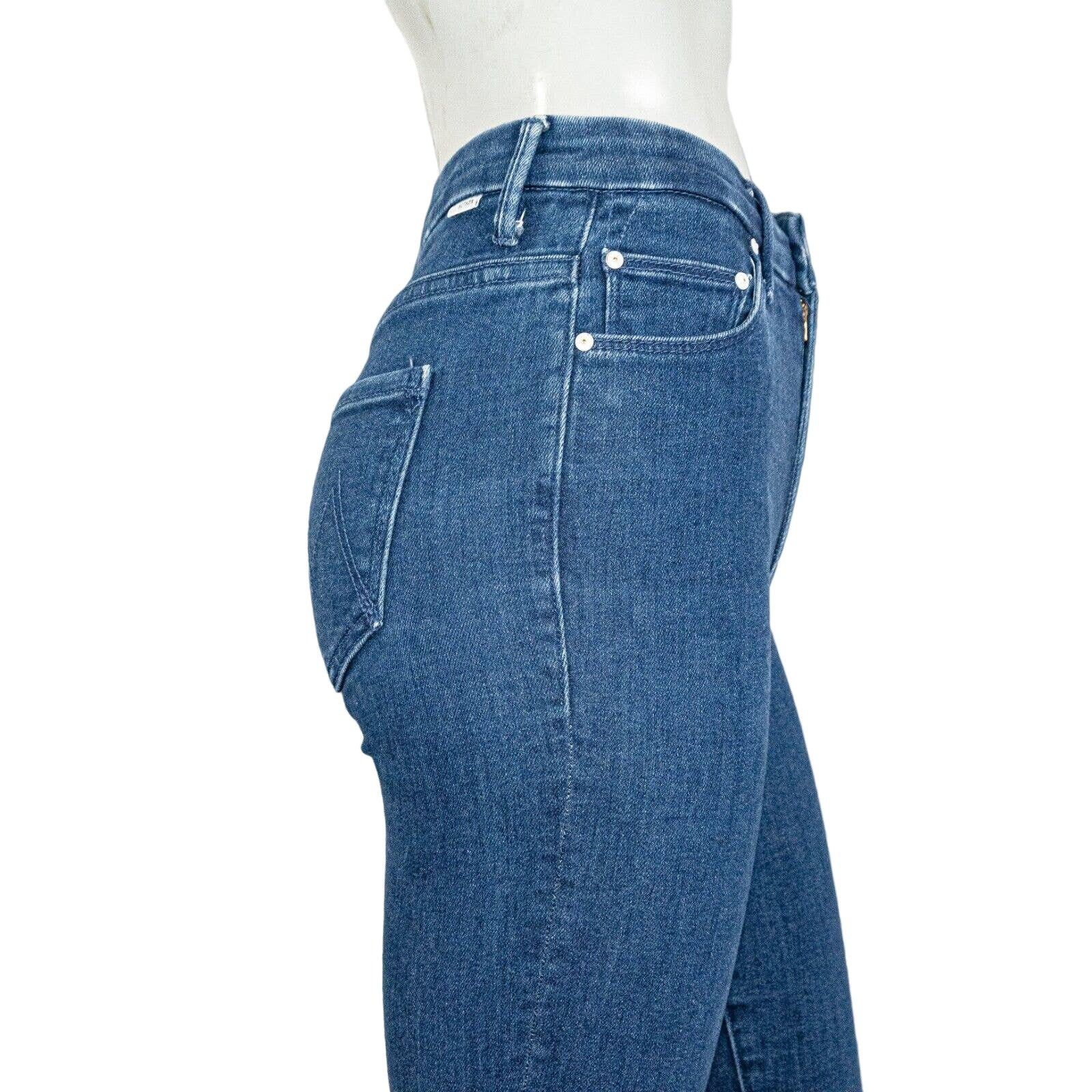 MOTHER MOTHER Denim High Rise Looker Ankle Jeans Blue Size 25" / US 0 / IT 36 - 12 Thumbnail