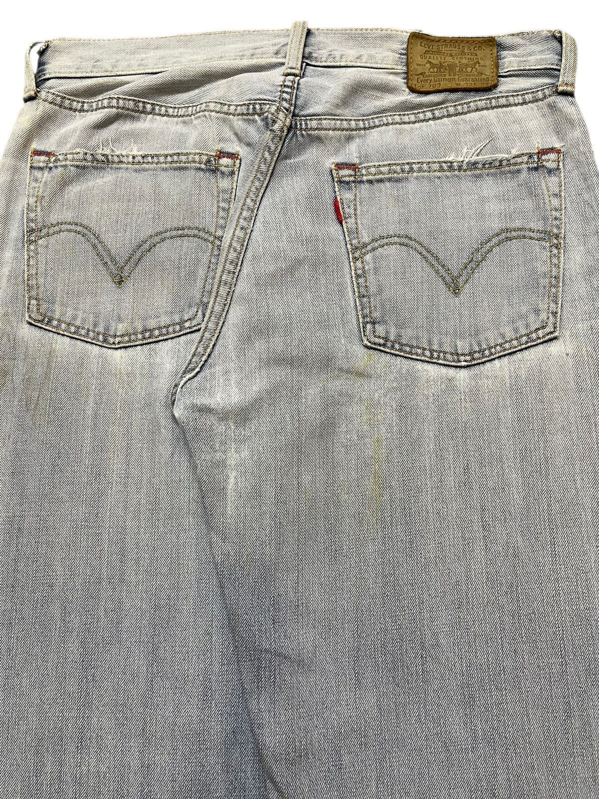 Levi's Vintage 90s Levis 703 Faded Wash Style Baggy Jeans Size US 32 / EU 48 - 6 Thumbnail