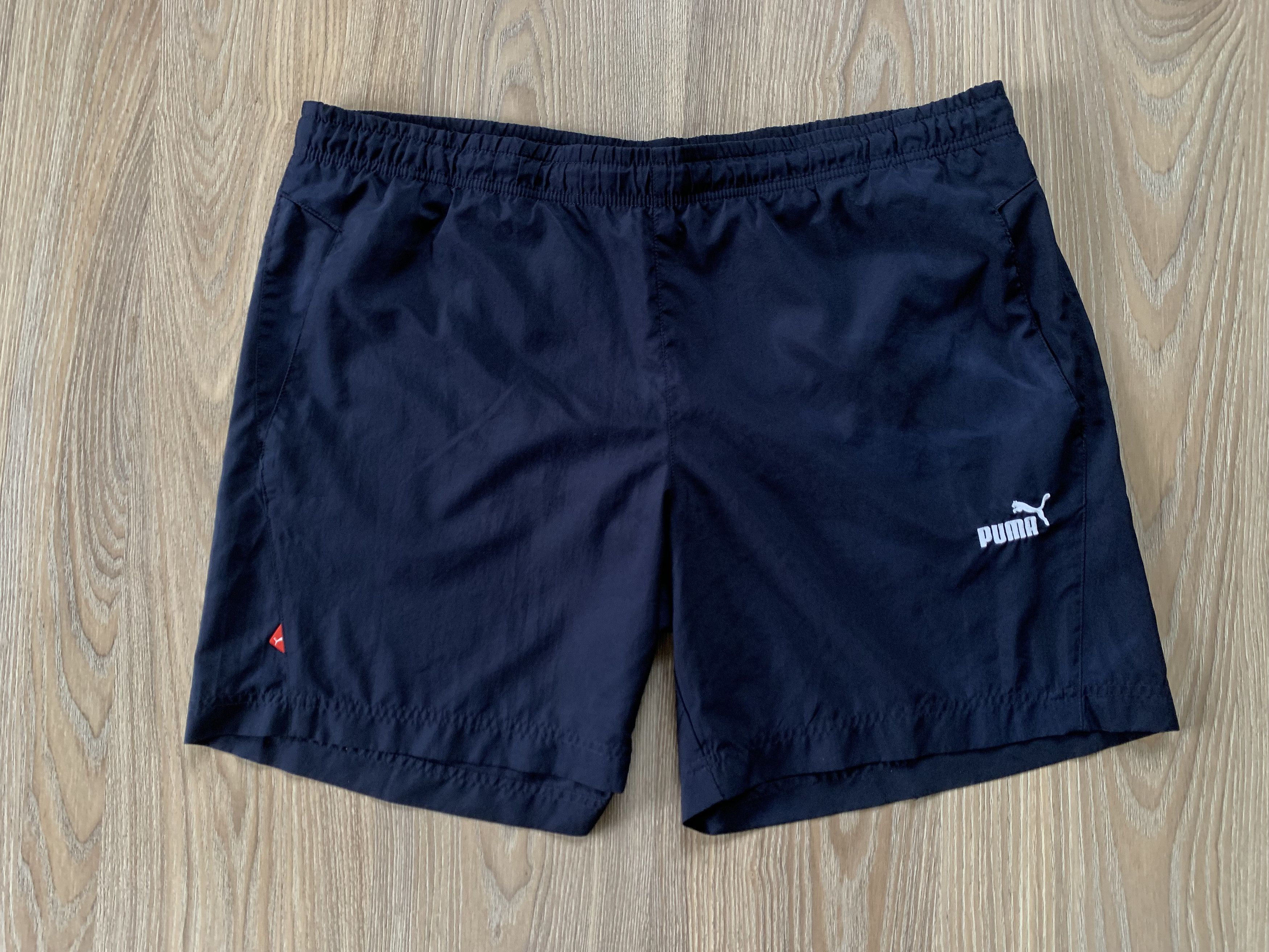 Puma × Vintage Puma Vintage Blue Training Shorts Size US 33 - 2 Thumbnail