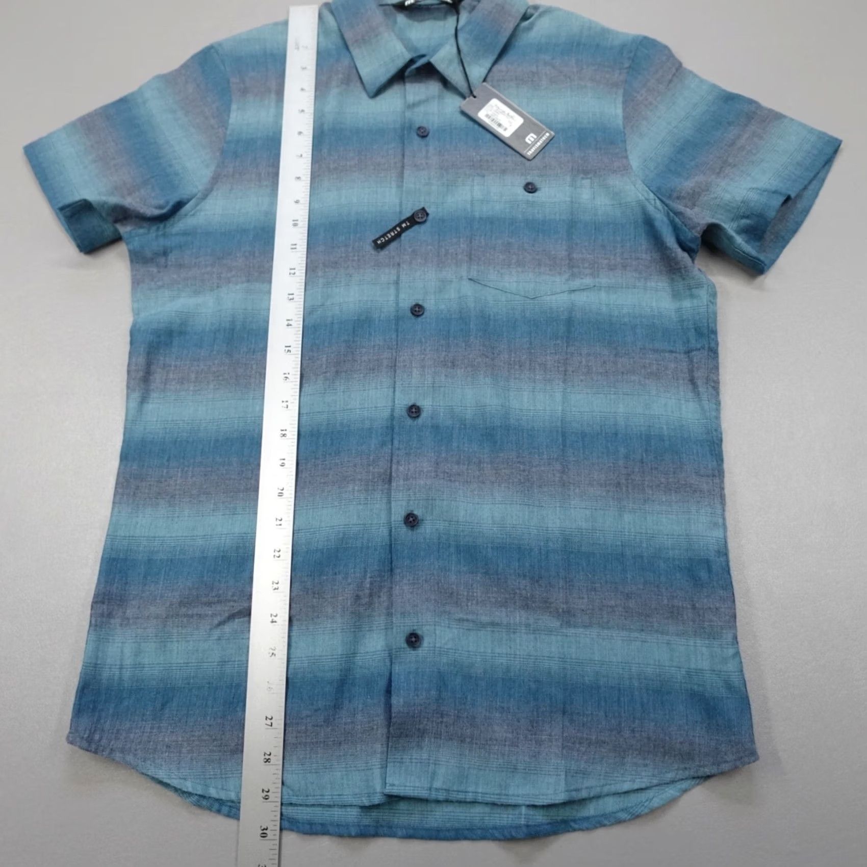 TravisMathew Travis Mathew Neighbors Pool Button Shirt Soft Lightweight Insignia Blue Size M Shirt Men Size US M / EU 48-50 / 2 - 5 Thumbnail
