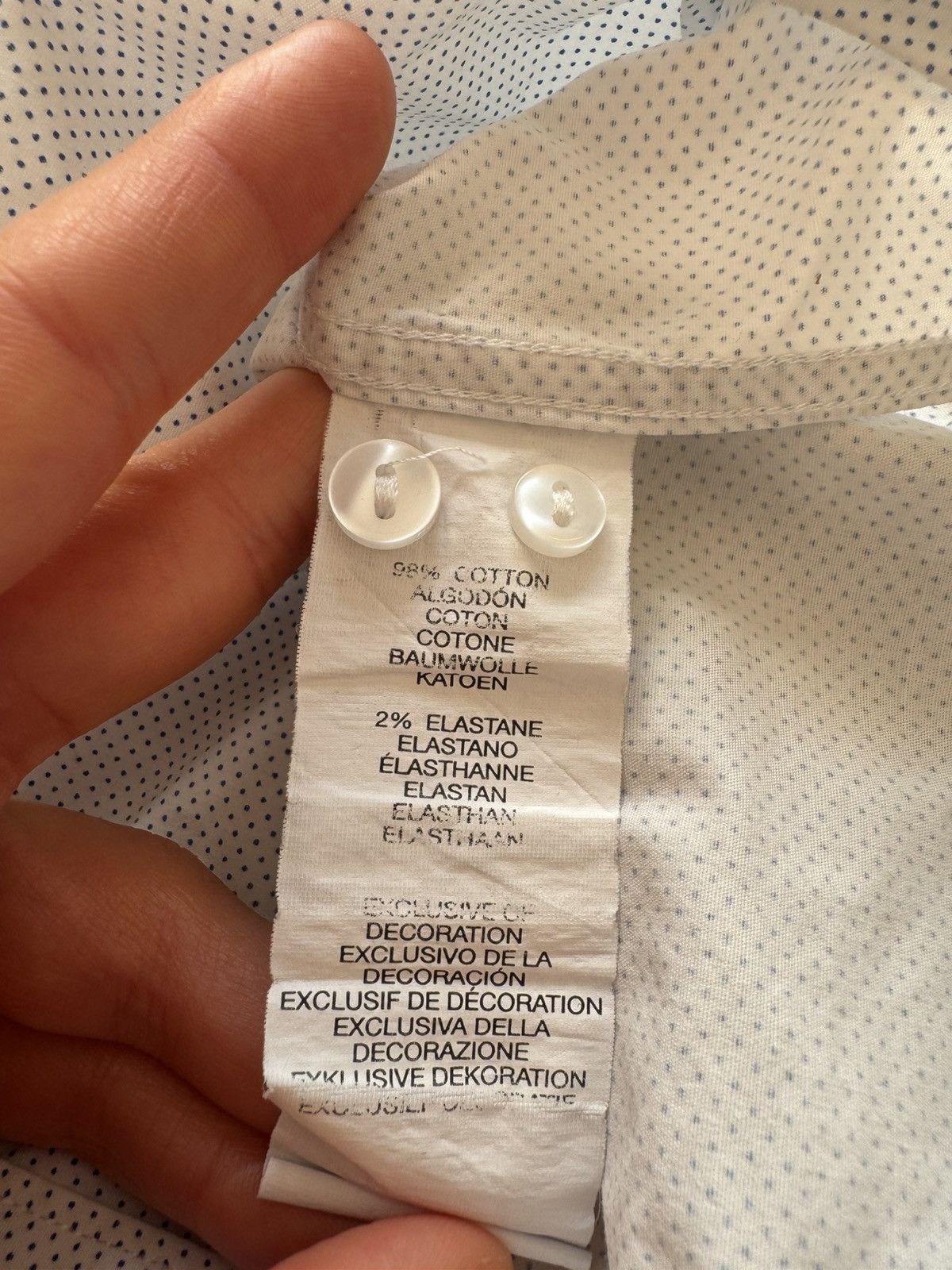 Calvin Klein CALVIN KLEIN SLIM FIT QUALITY BUTTON UP CASUAL SHIRT Size US M / EU 48-50 / 2 - 5 Thumbnail
