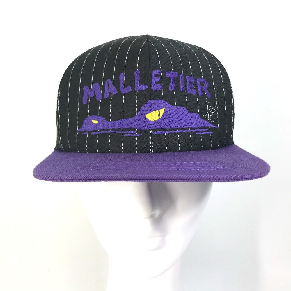 Louis Vuitton Louis Vuitton Mp3408 Casket Croco Quartier Chapeau Cap Baseball Wool Men Size ONE SIZE - 1 Thumbnail