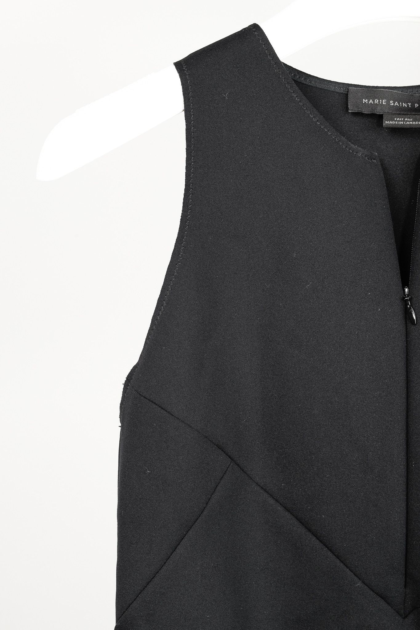 Marie Saint Pierre Marie Saint Pierre Lares Black Neoprene Zip Tank Size M / US 6-8 / IT 42-44 - 4 Thumbnail