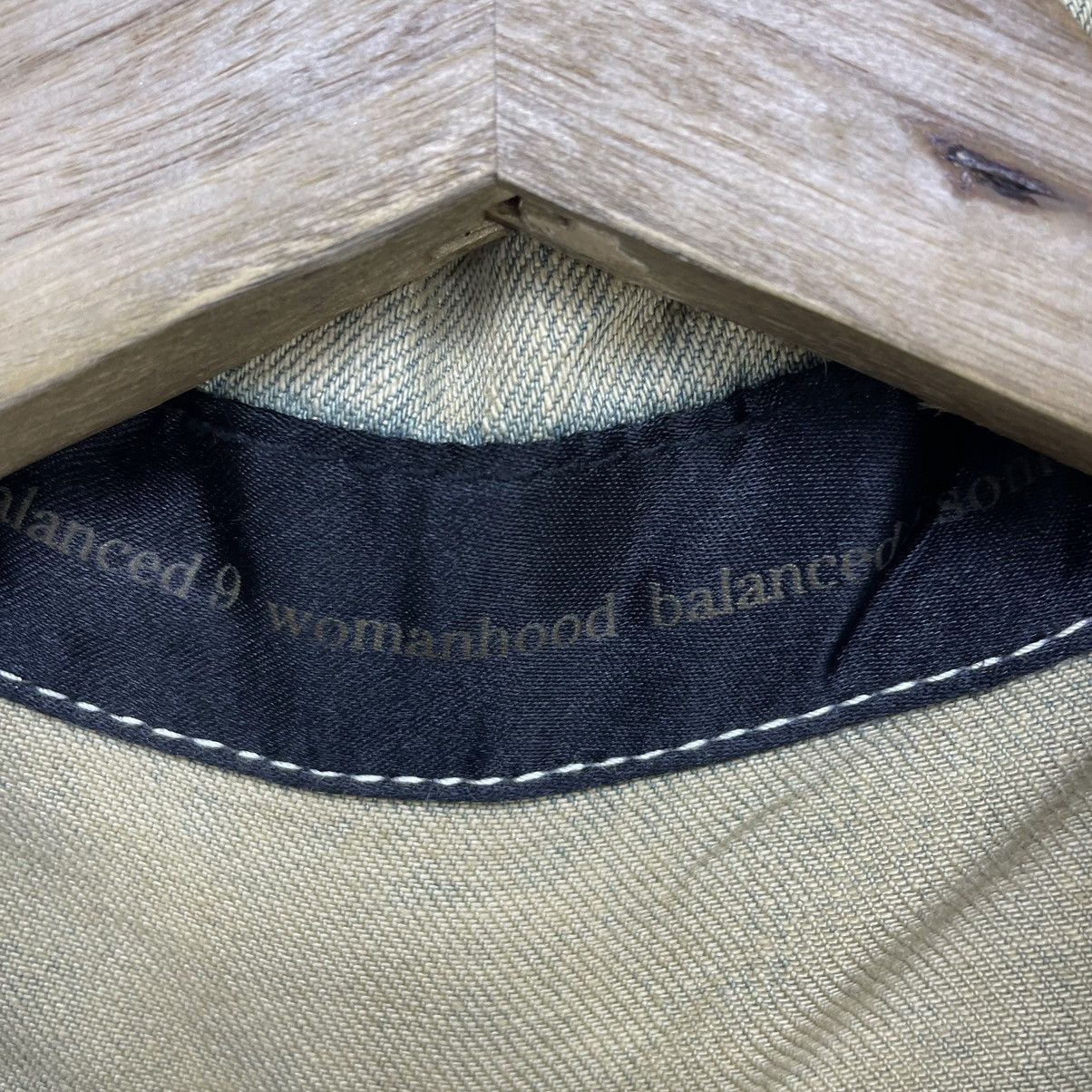 Vintage Japanese Brand Denim Jacket Womanhood Balance Size M / US 6-8 / IT 42-44 - 9 Thumbnail