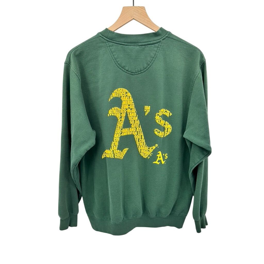 Majestic Vintage 90's Oakland A's Green Crewneck Sweatshirt Majestic Size US L / EU 52-54 / 3 - 4 Thumbnail