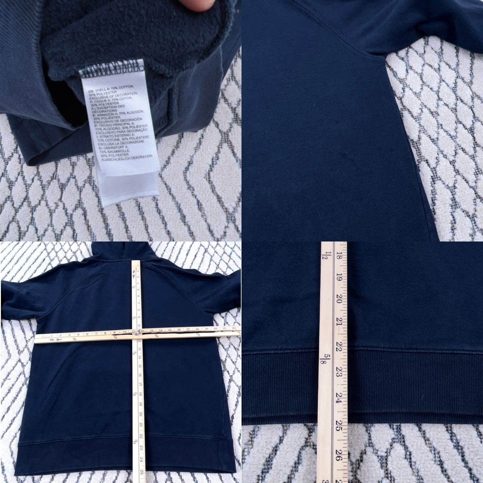 The North Face The North Face Hoodie Women M Blue White Logo Pullover Raglan Sleeve All Seasons Size M / US 6-8 / IT 42-44 - 8 Thumbnail