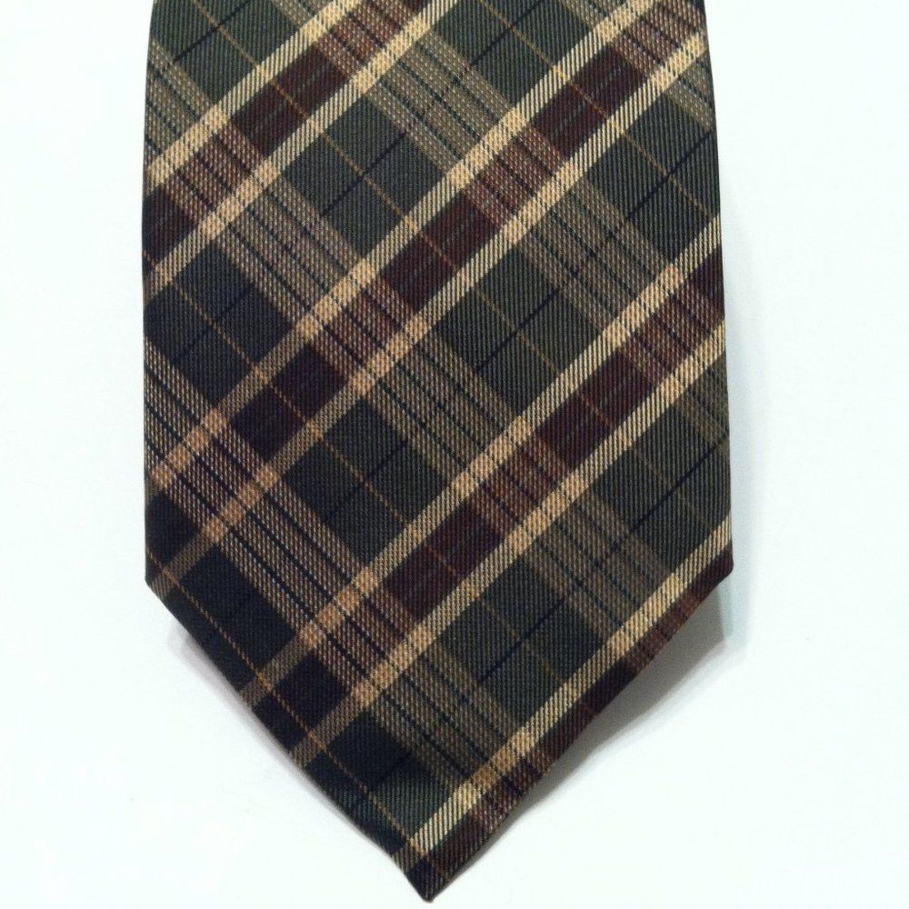 Paul Stuart PAUL STUART MENS NEW MULTICOLOR SILK TIE WIDTH: 3 1/2" Size ONE SIZE - 1 Thumbnail