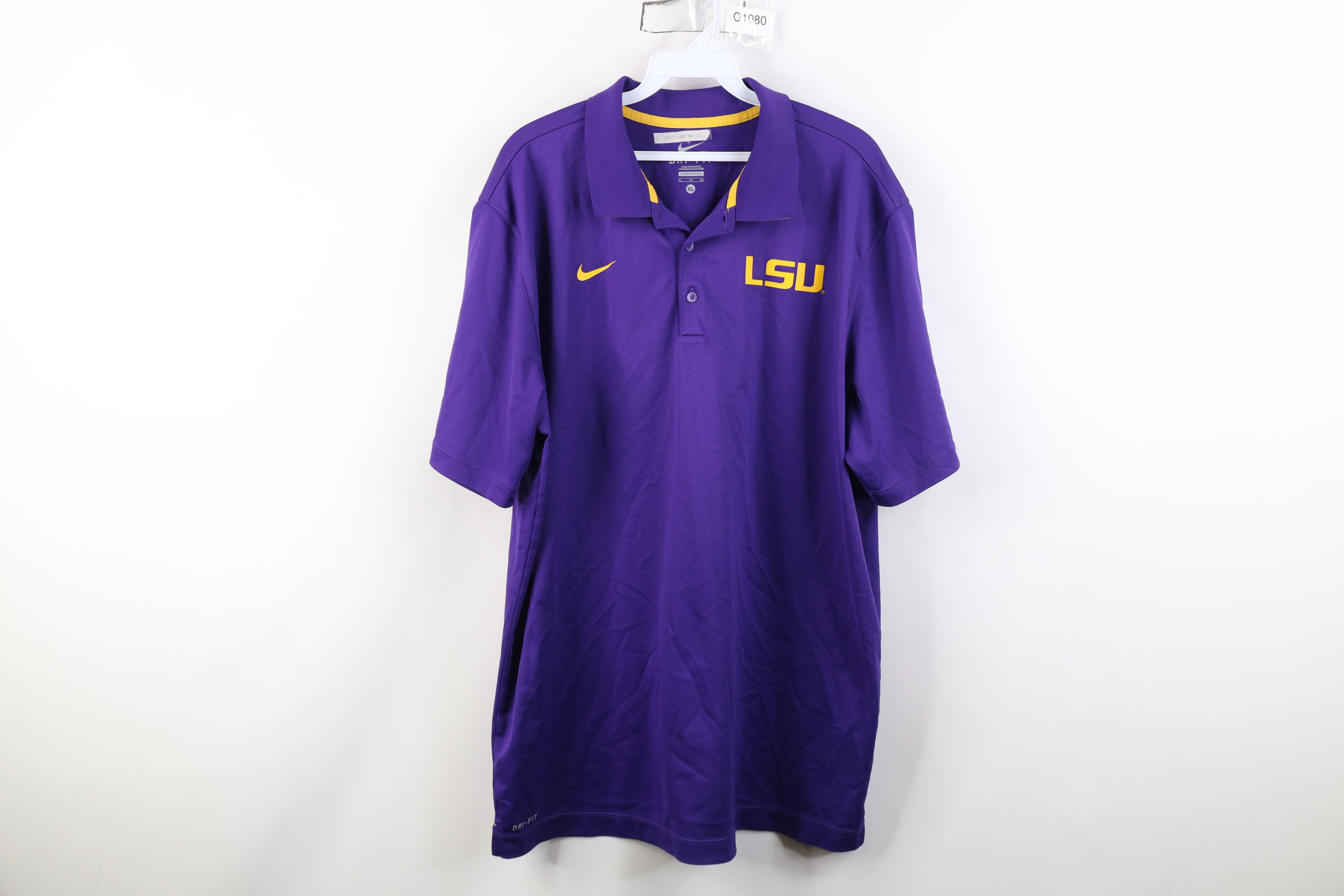 Nike Nike Louisiana State University LSU Football Golf Polo Shirt Size US XL / EU 56 / 4 - 1 Thumbnail