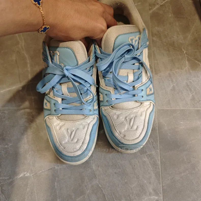 Louis Vuitton Louis Vuitton Dark Sky Blue shoes Size US 7 / EU 40 - 1 Thumbnail
