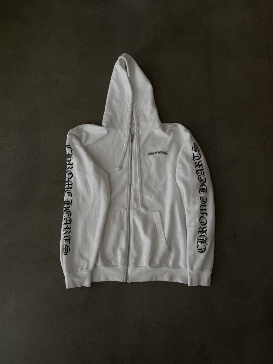 Chrome Hearts Chrome Heart Scroll Zip-Up Hoodie Size US XL / EU 56 / 4 - 1 Thumbnail