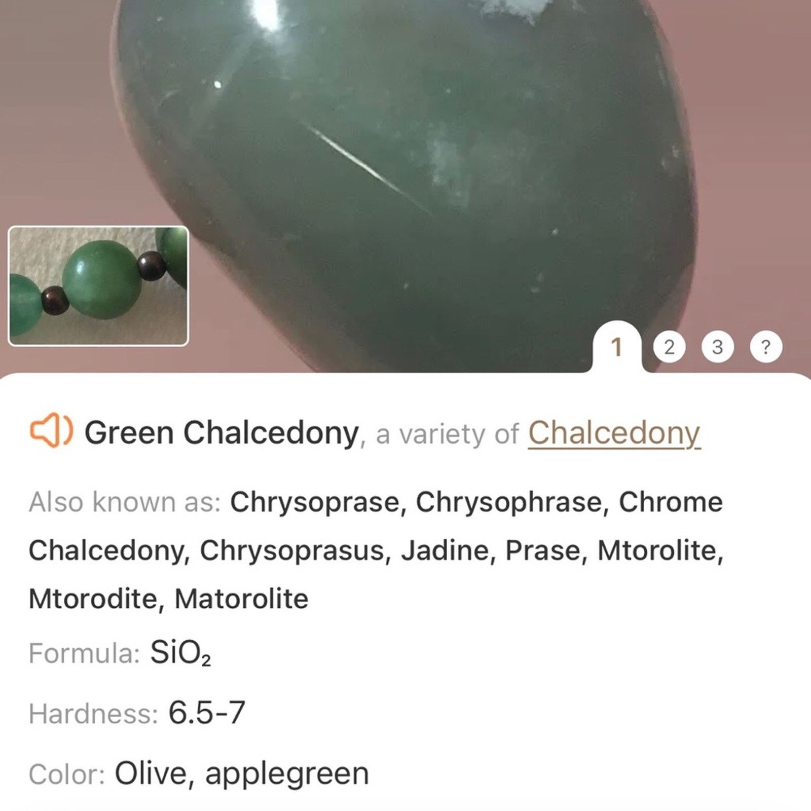 Handmade Handcrafted repurpose double strand aventurine necklace Size ONE SIZE - 10 Thumbnail