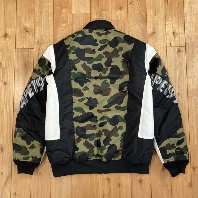 Bape BAPE LOGO MA-1 Bomber Jacket 1st camo a bathing ape Size US S / EU 44-46 / 1 - 2 Thumbnail