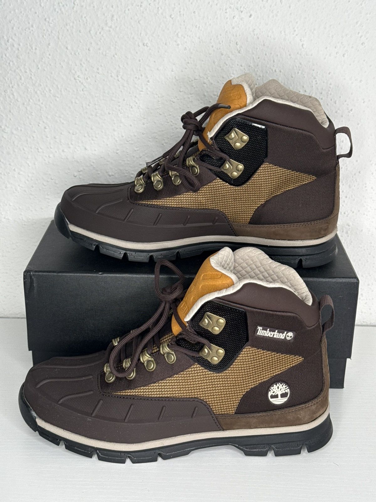 Timberland Timberland Euro Hiker Shell-Toe Jacquard boots Size US 10 / EU 43 - 5 Thumbnail