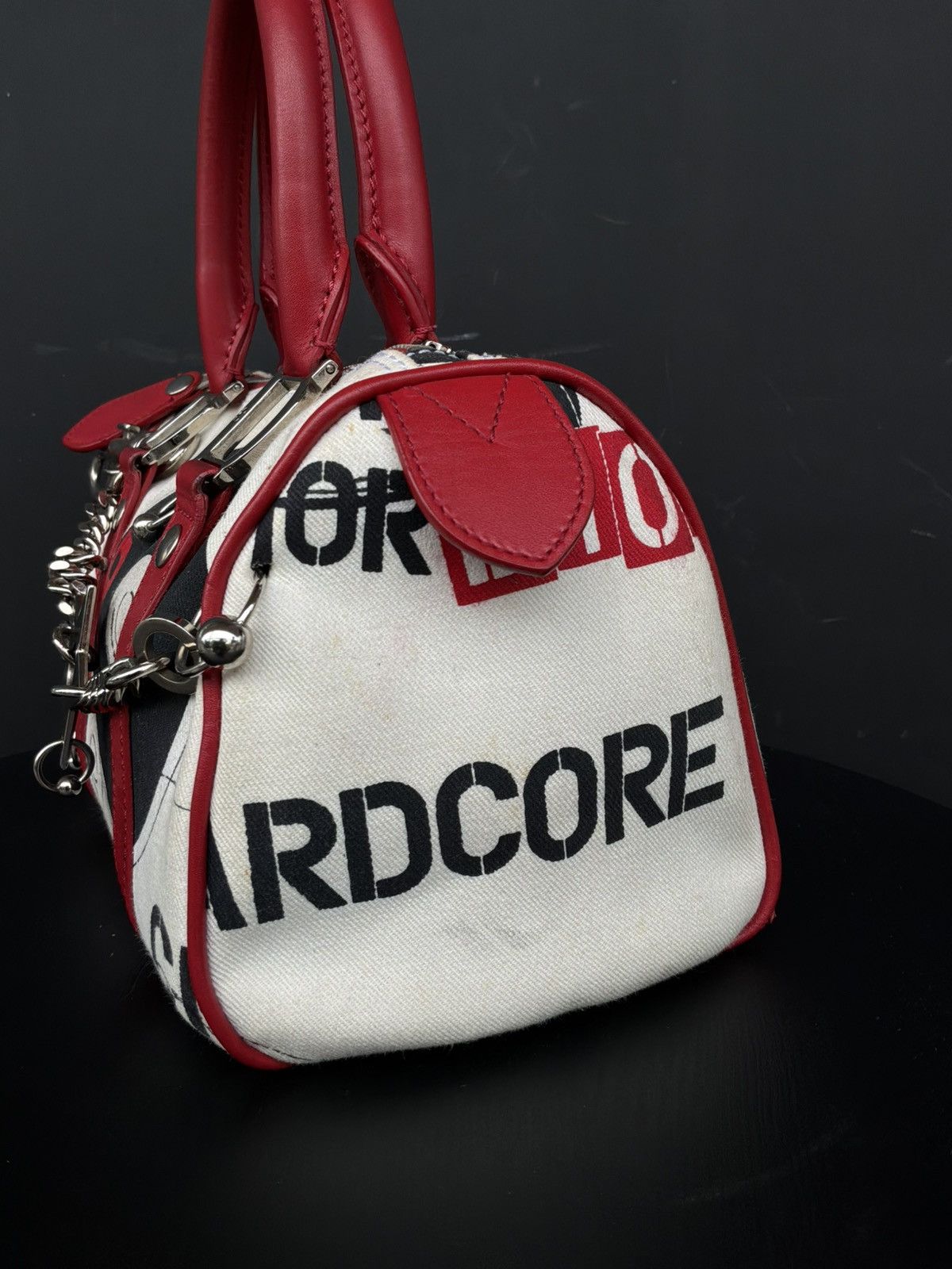 Dior Dior - Galliano Era - Hardcore Poison Pierced Boston Bag Size ONE SIZE - 7 Thumbnail