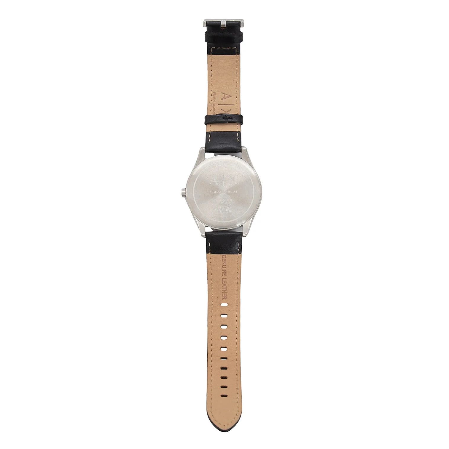 Armani Leather Belt Watch in Silver and Black Size ONE SIZE - 3 Thumbnail