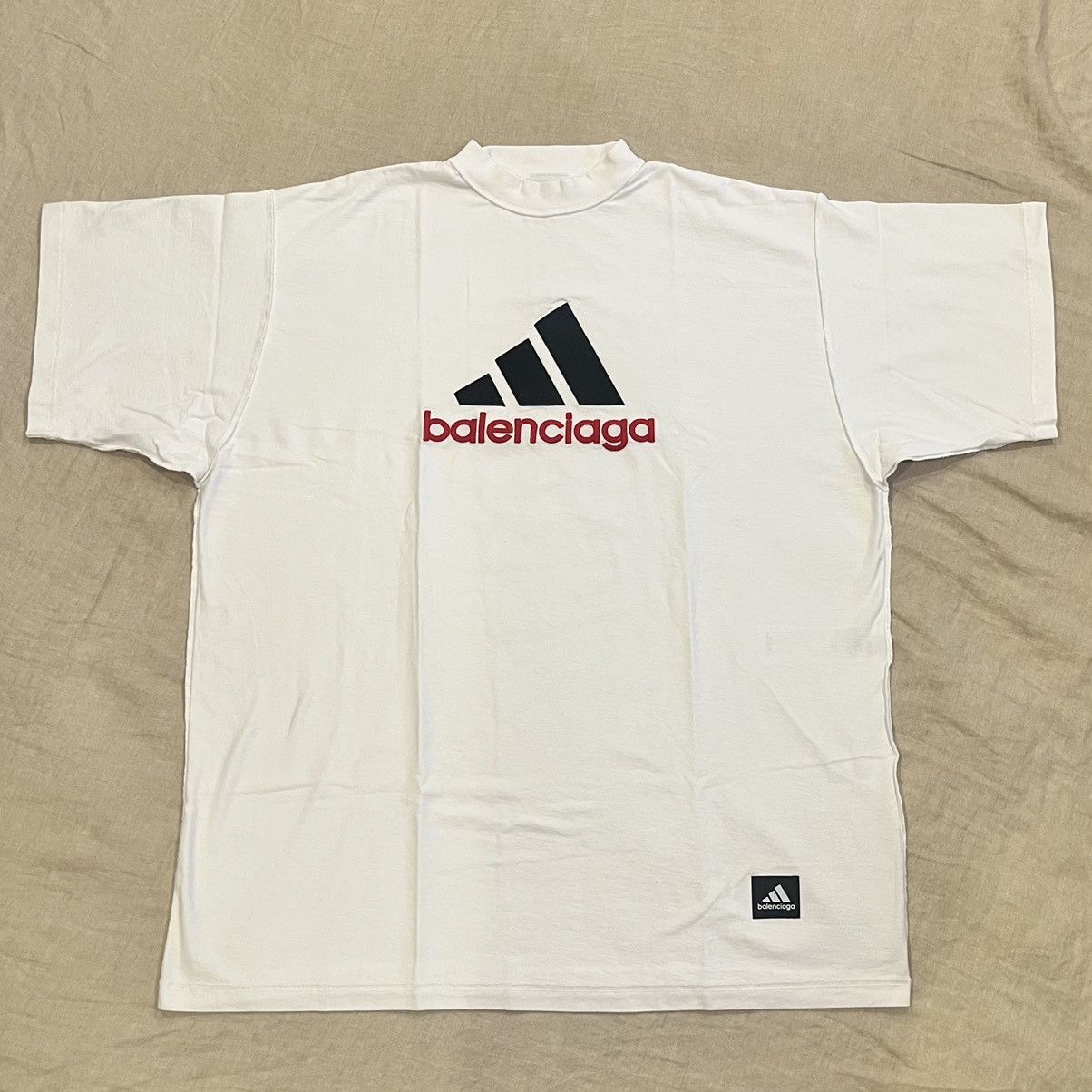 Balenciaga Balenciaga 23ss Adidas collaboration short sleeved T