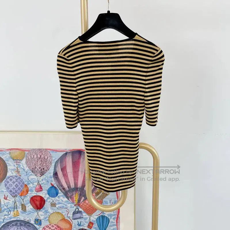 Dior Dior Striped Long Sleeve Pullover Sweater . Size XS / US 0-2 / IT 36-38 - 2 Thumbnail