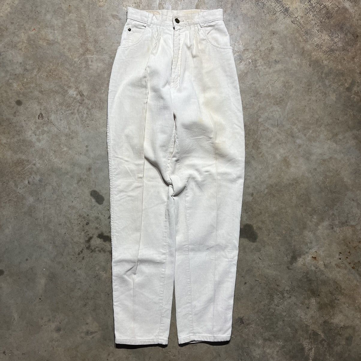 Vintage Vintage 70s Gitano White Corduroy Pants 24x30 | Grailed