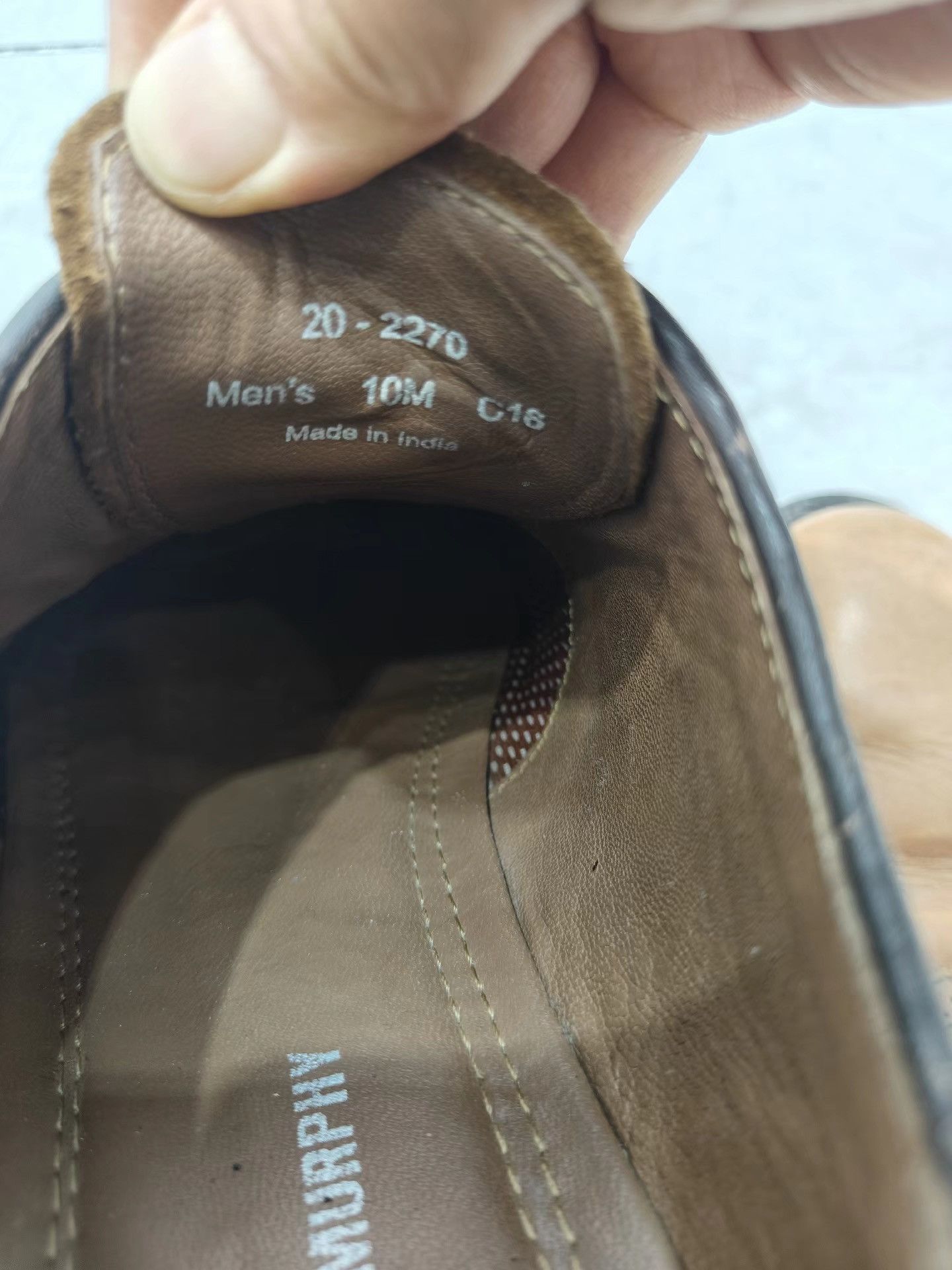 Johnston & Murphy Johnston＆murphy Men's Genuine Leather Shoes K29 Size US 10 / EU 43 - 4 Thumbnail