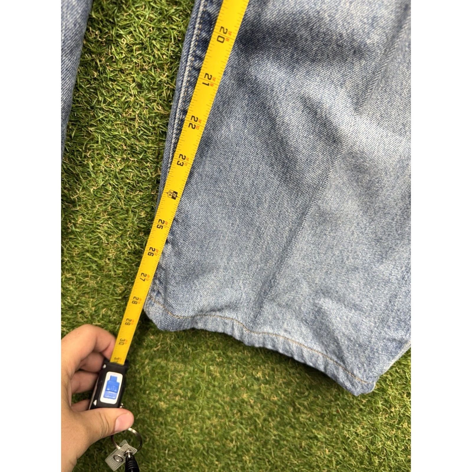 Polo Ralph Lauren Polo Ralph Lauren Hampton Jeans Mens 36x30 Relaxed Straight Light Wash Denim 5-Pocket Logo 90s Preppy Style Mens Jeans Size US M / EU 48-50 / 2 - 6 Thumbnail