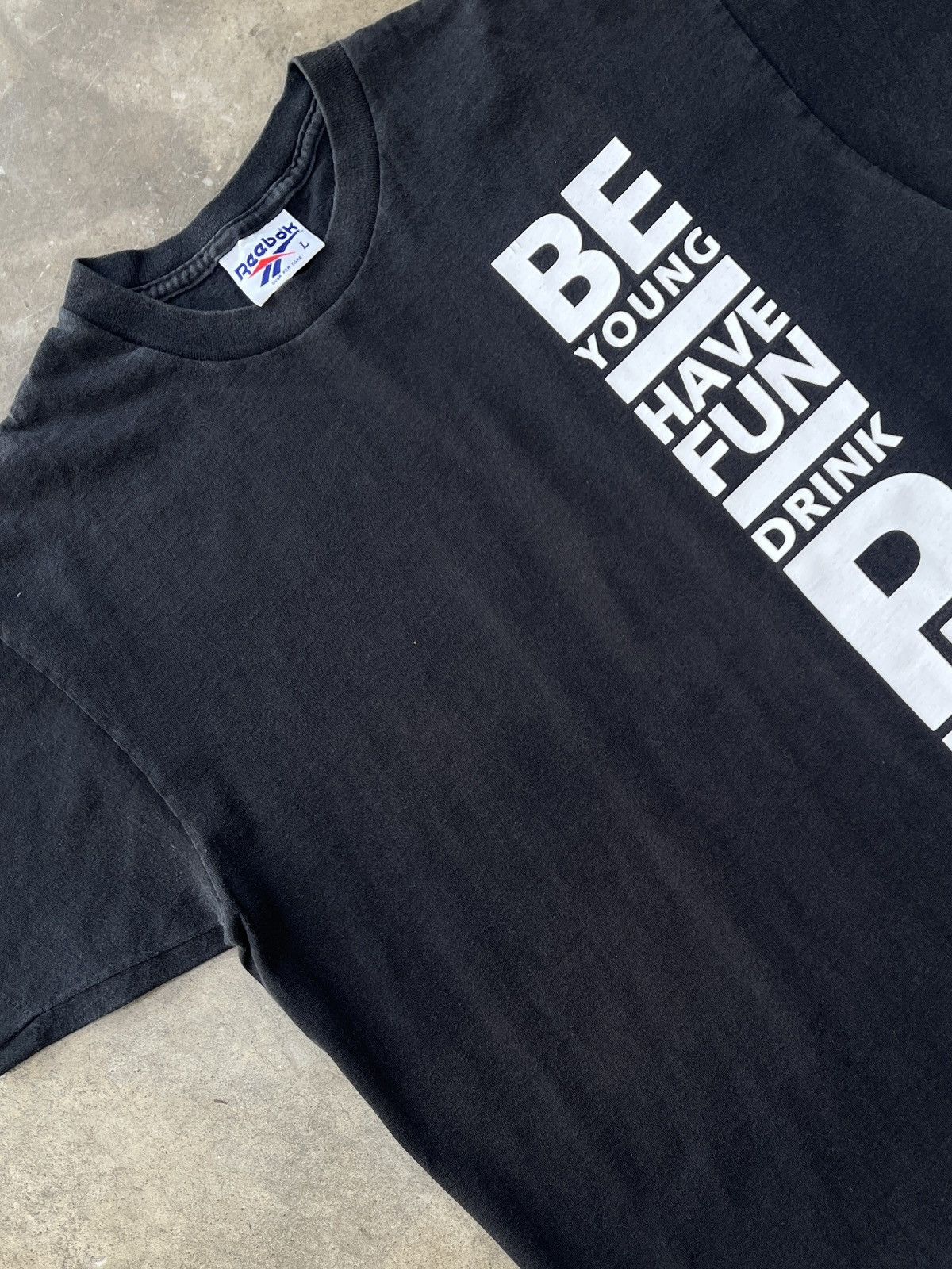 Pepsi × Reebok × Vintage Vintage 90 Pepsi Promo Single Stitch Reebok Tee Large Size US L / EU 52-54 / 3 - 1 Thumbnail
