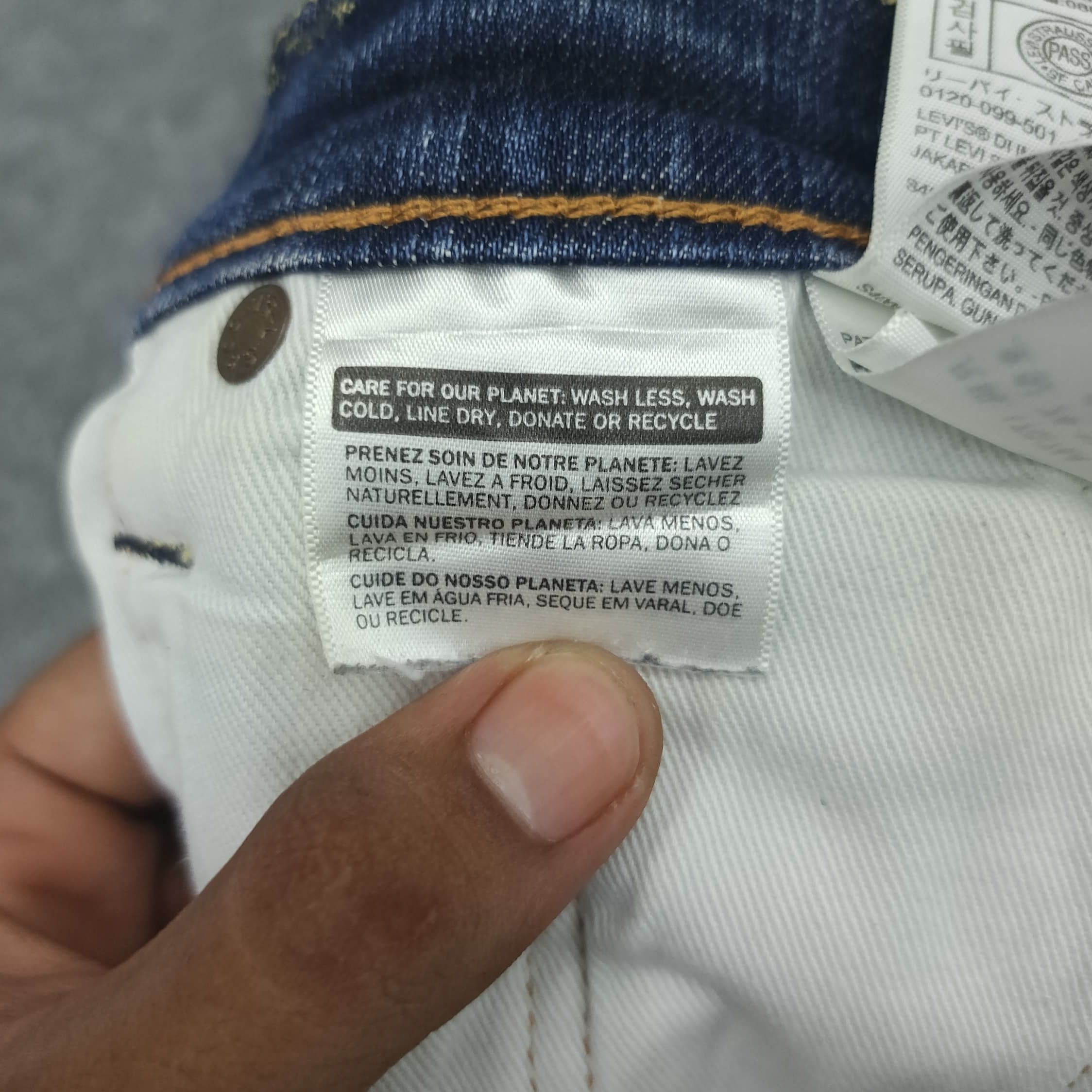 Levi's Vintage Levis 511 Distressed Denim Kurt Cobain Style Size US 30 / EU 46 - 14 Thumbnail