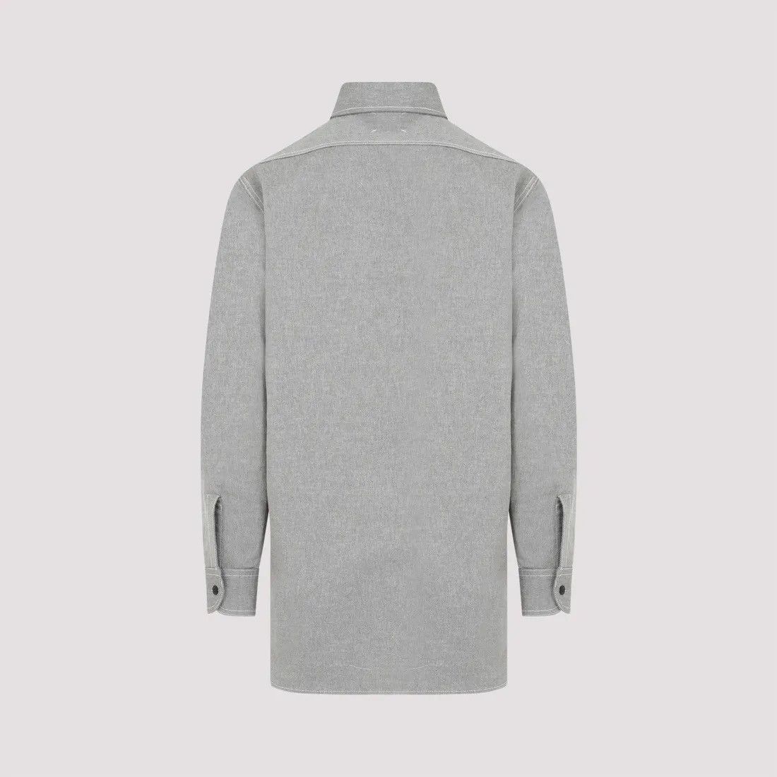 Maison Margiela Maison Margiela Caviar Grey Cotton Shirt. Size US L / EU 52-54 / 3 - 2 Thumbnail