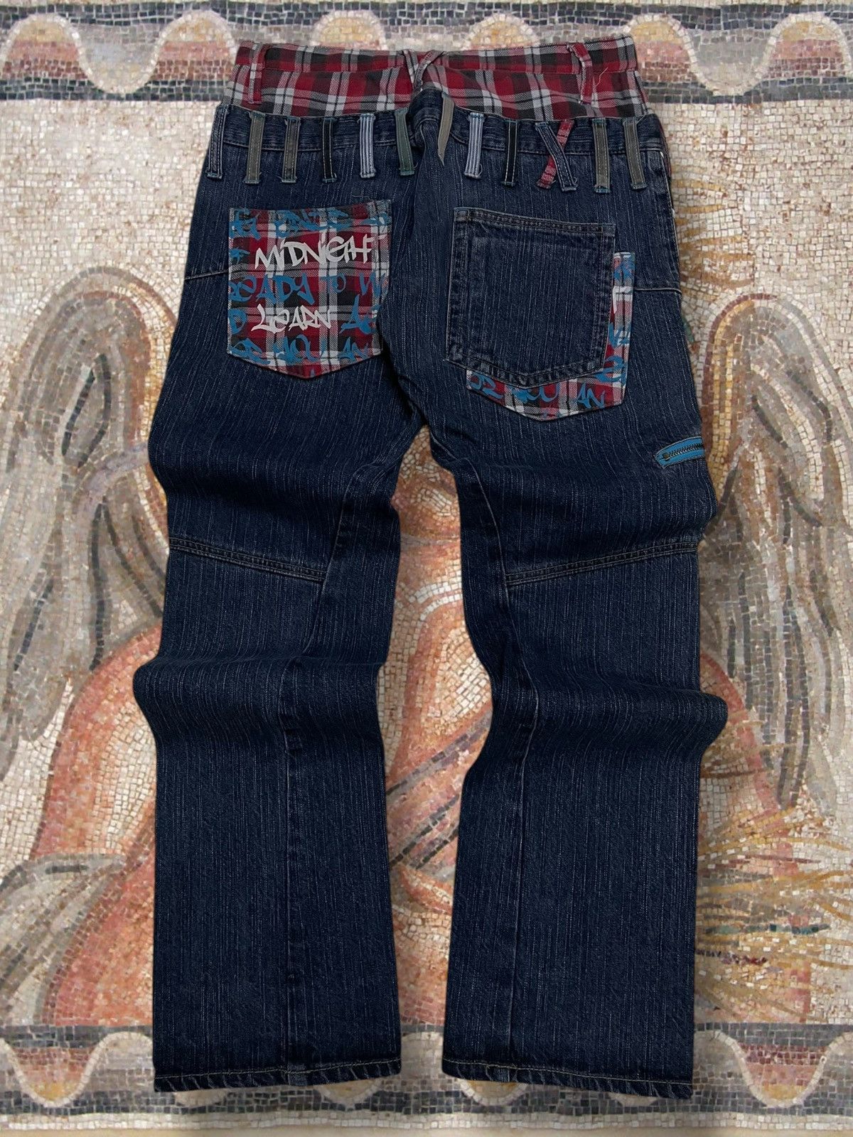 Hysteric Glamour Vintage Og 90s Japan Designer Antful Punk Double Waist Denim Size US 29 - 10 Thumbnail