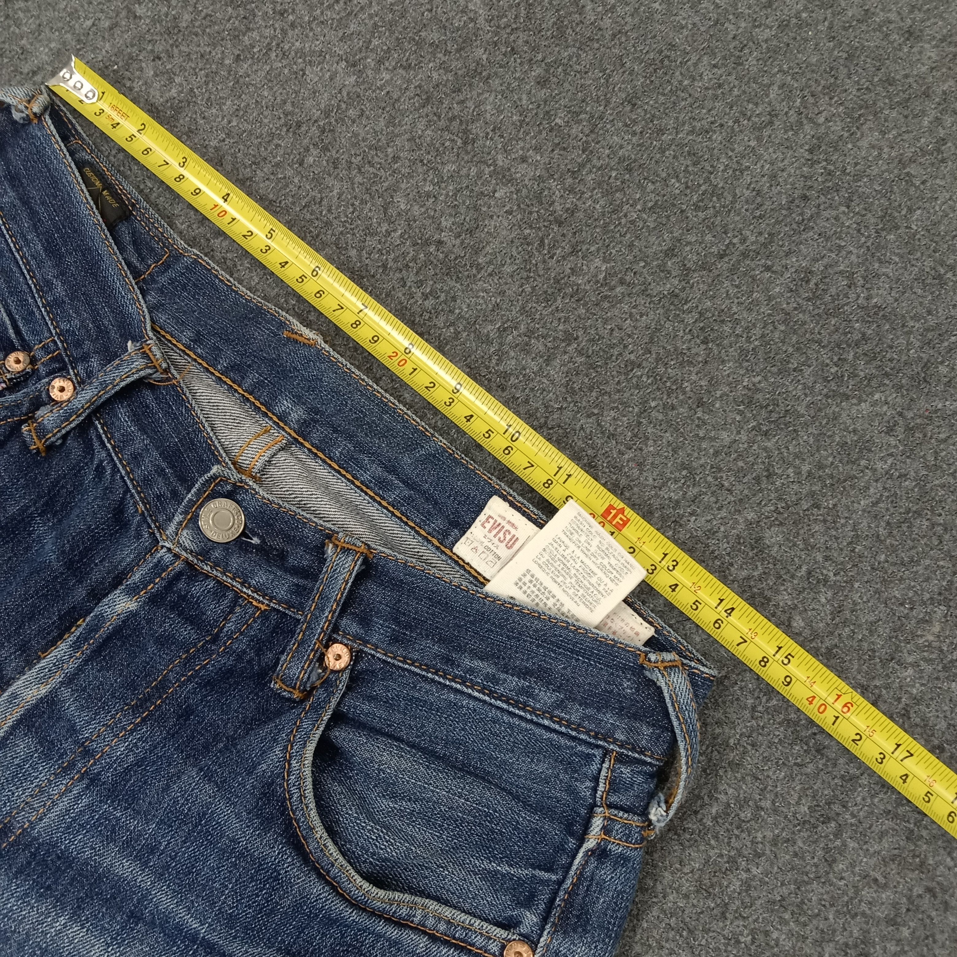 Evisu Evisu Japanese Brand Daicock Custom Denim Jeans c235n29 Size US 29 - 11 Thumbnail