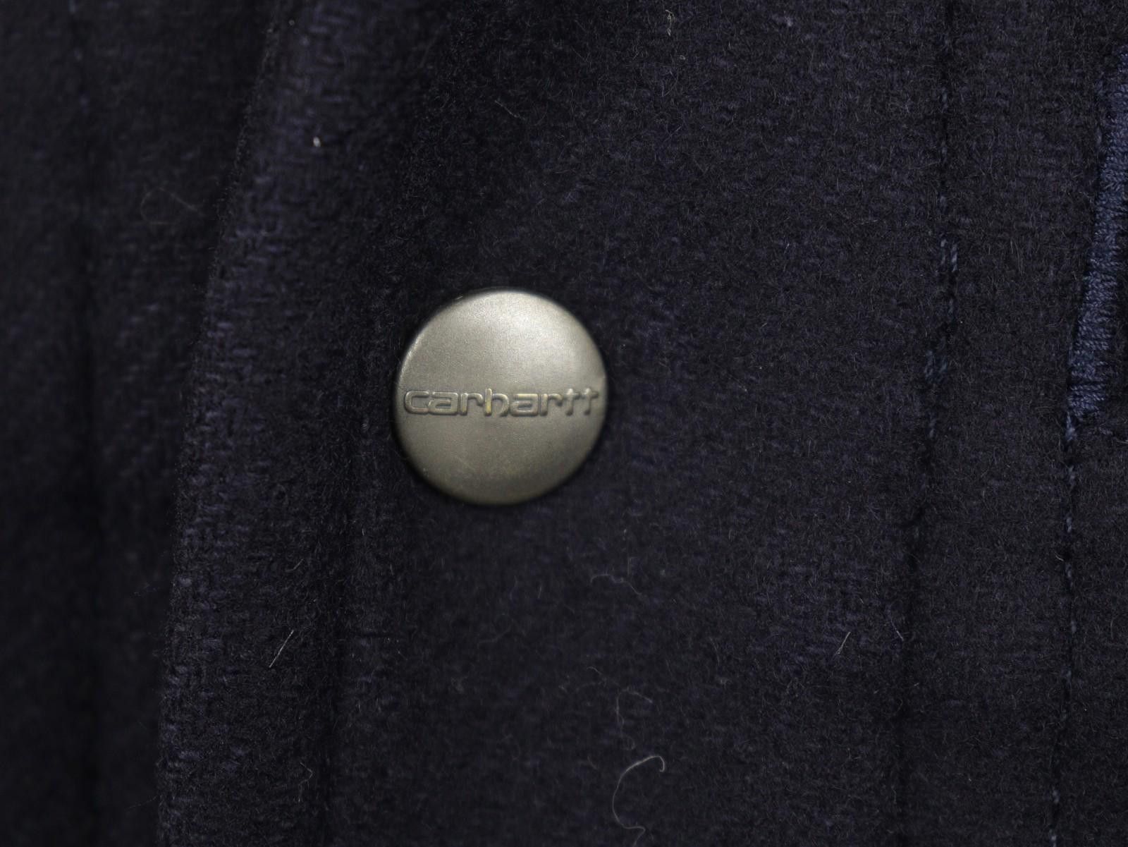 Carhartt Carhartt Navy Wool Collared Palmer Coat Jacket Size M Size US M / EU 48-50 / 2 - 5 Thumbnail