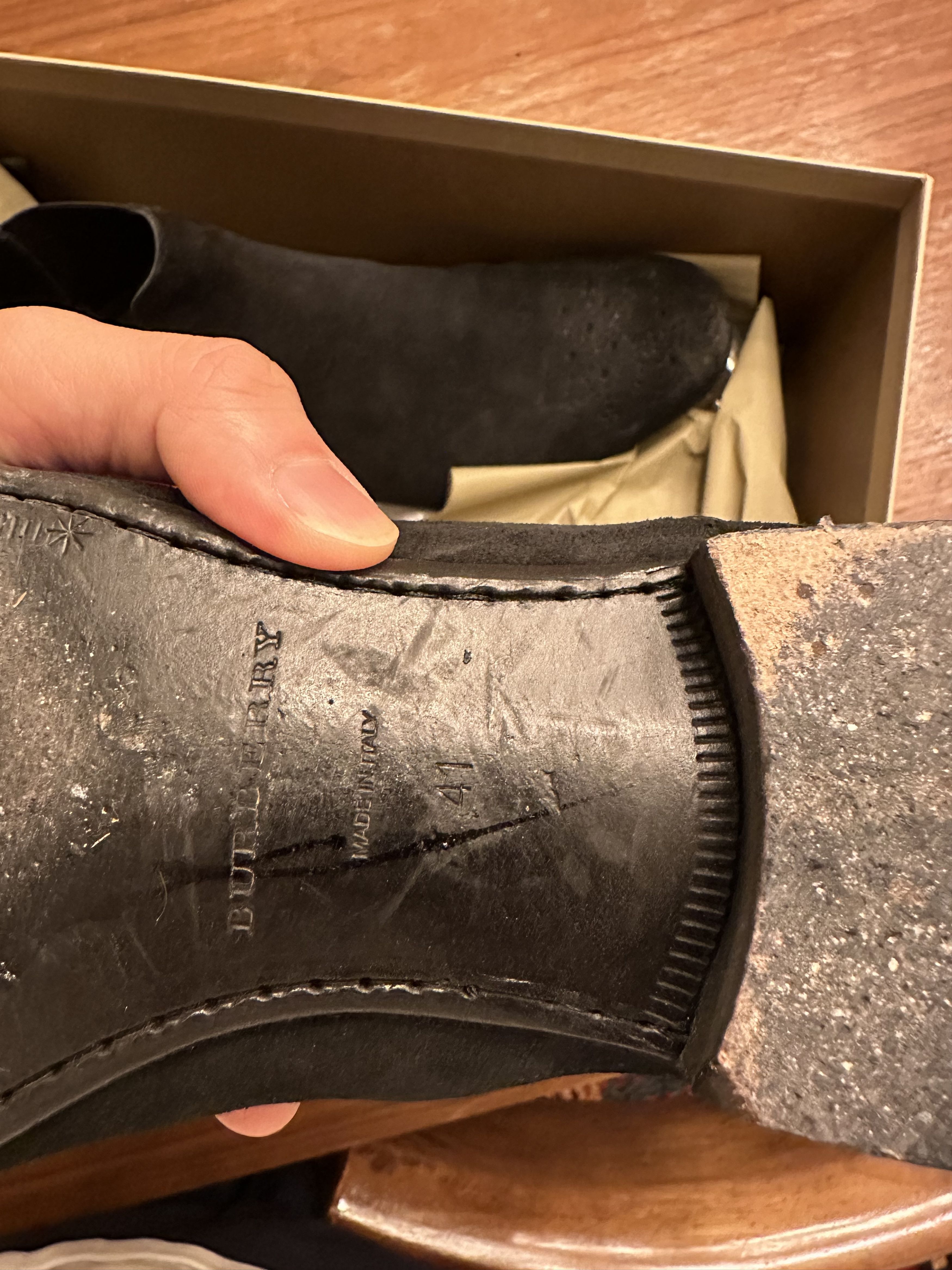 Burberry navy boots Size US 8 / EU 41 - 4 Thumbnail