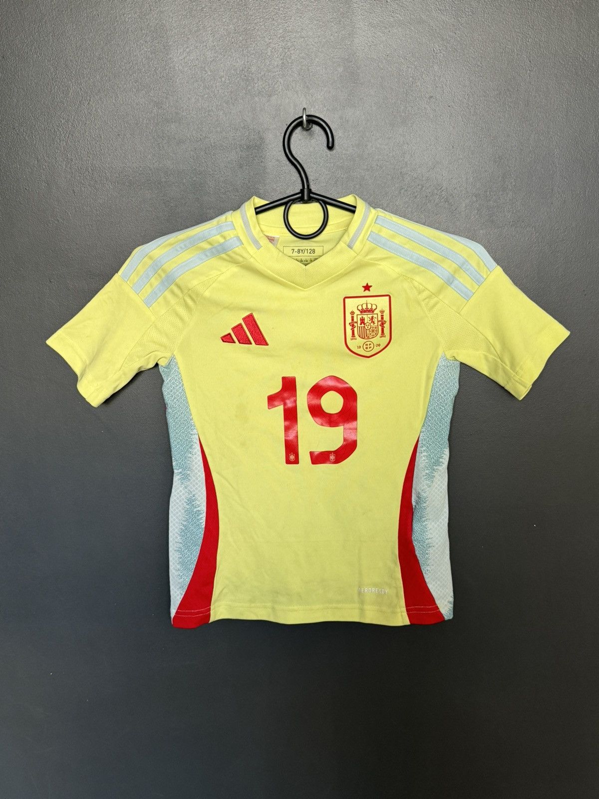 Adidas KIDS Spain 2024 Away Lamine Yamal Football Jersey T-Shirt Size US XS / EU 42 / 0 - 2 Thumbnail