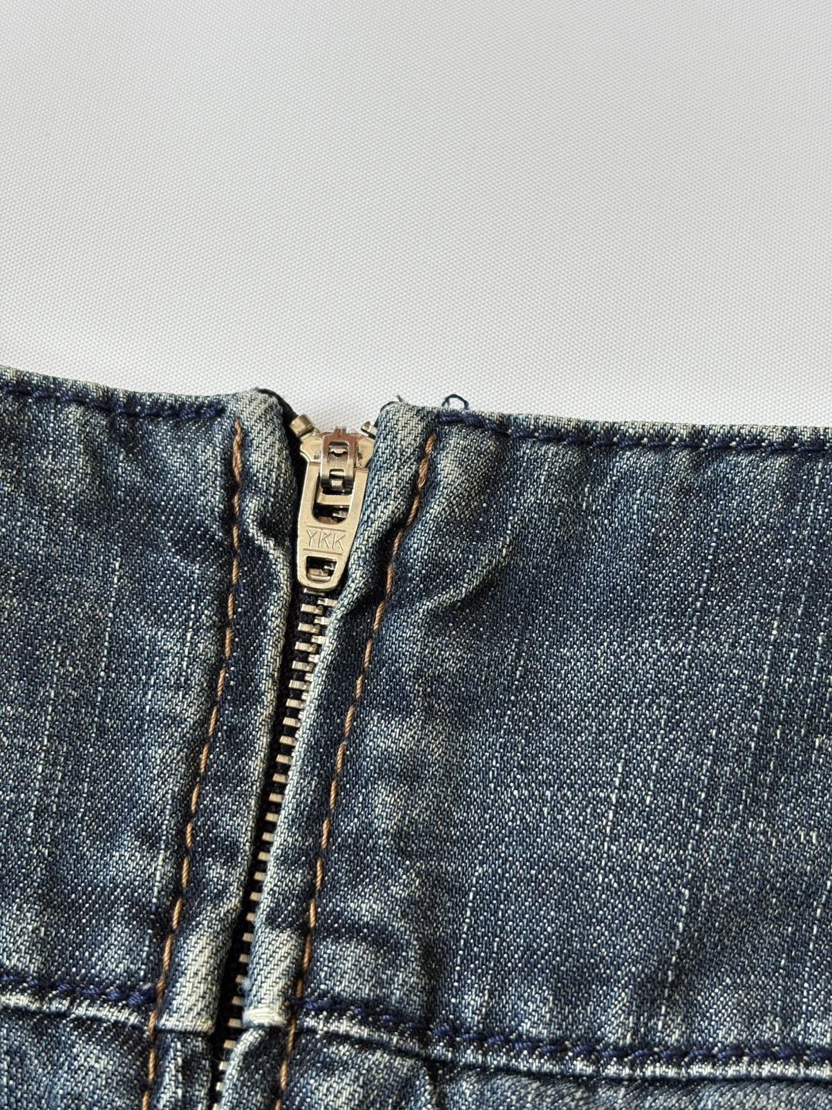 Designer × Miss Sixty × Vintage Vintage Miss Sixty Denim Skirt Y2K Size 26" / US 2 / IT 38 - 7 Thumbnail