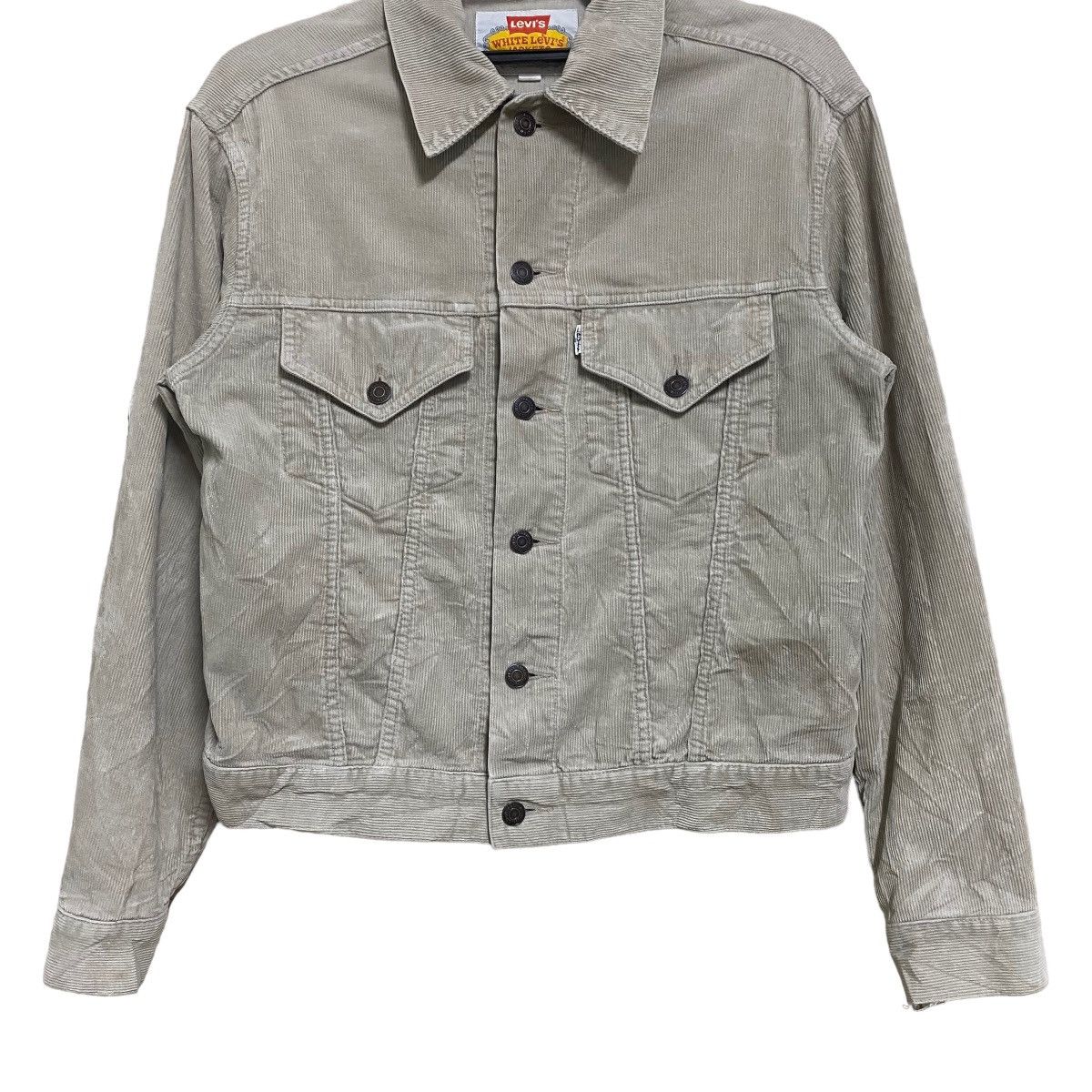 Levi's Vintage Levis Corduroy Trucker Jacket Whitetab Size US S / EU 44-46 / 1 - 5 Thumbnail