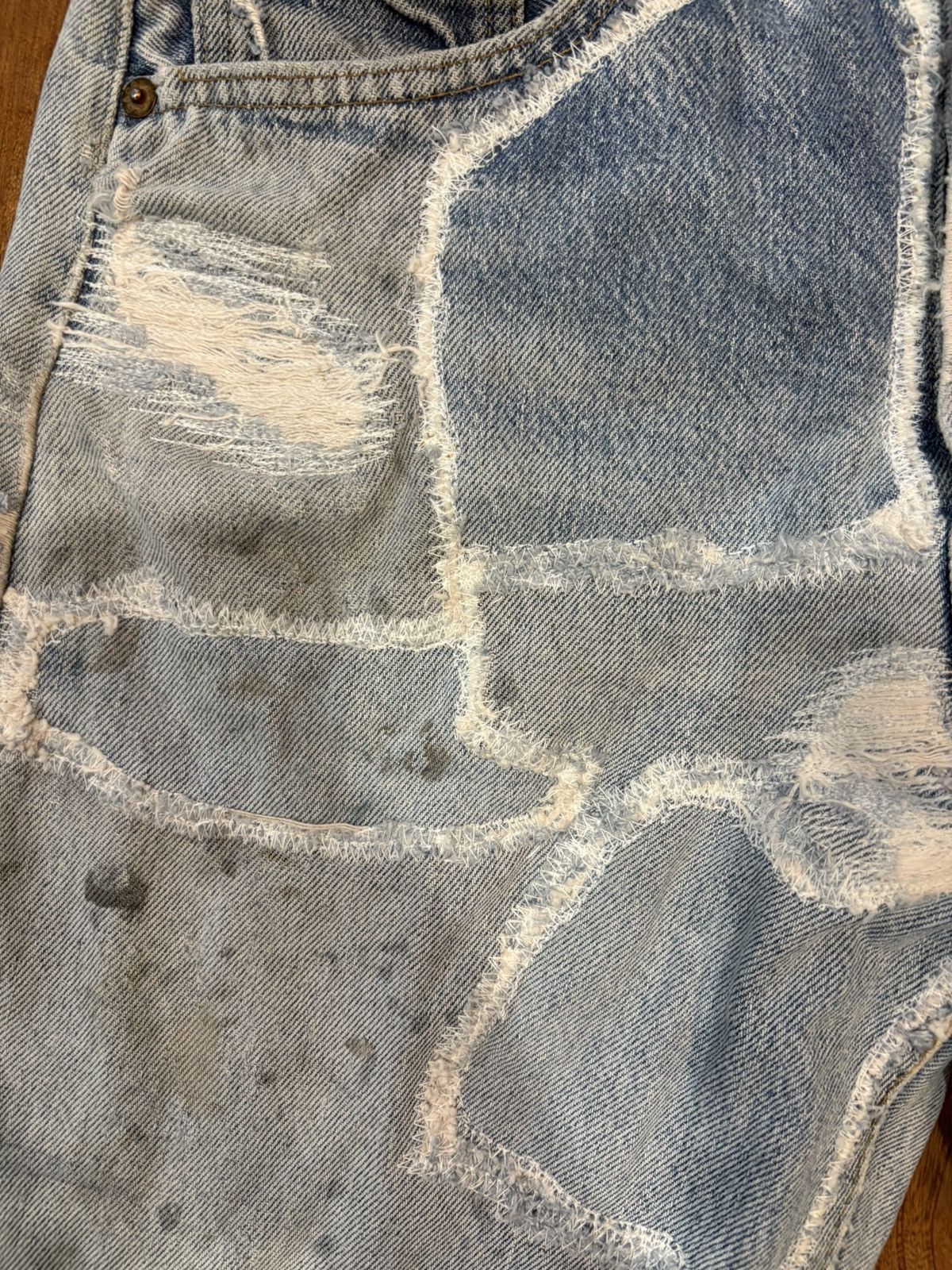 Levi's 70s/80s repaired selvedge USA levis 501 Size US 30 / EU 46 - 9 Thumbnail