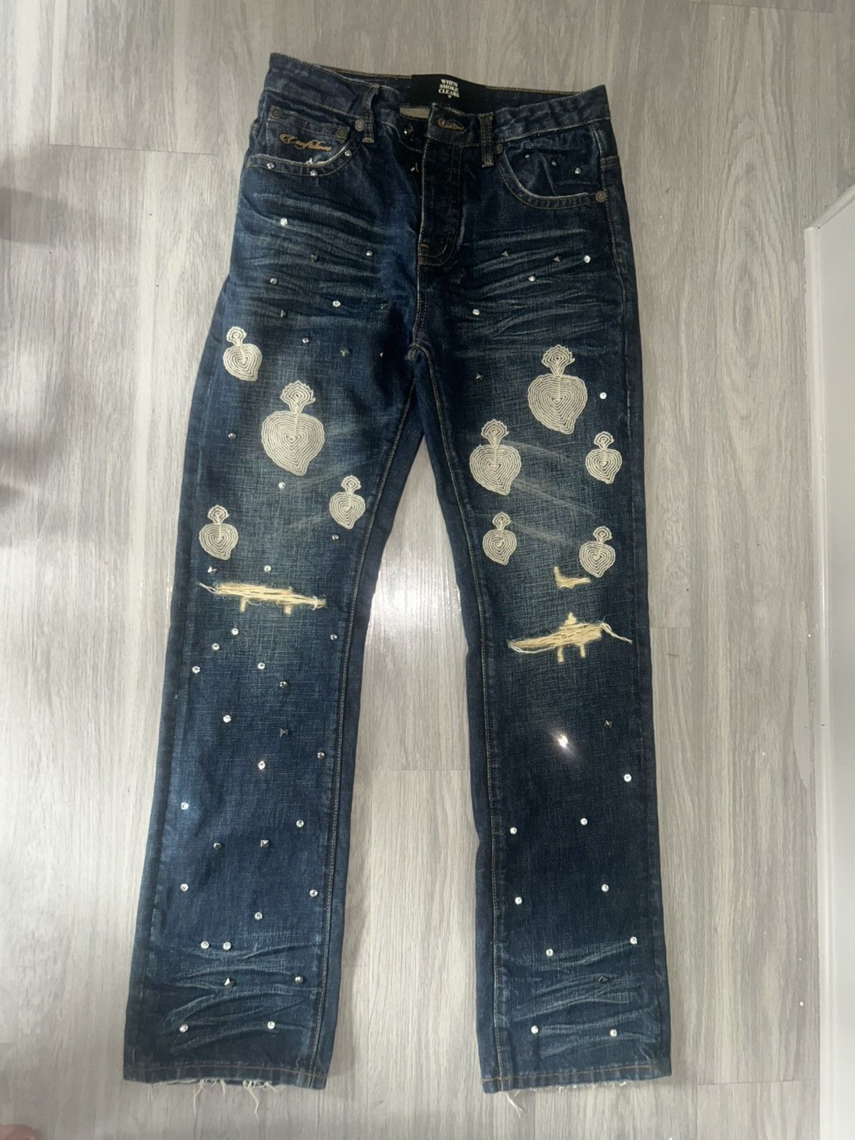 Whensmokeclears Chainstich Denim Size US 28 / EU 44 - 1 Thumbnail