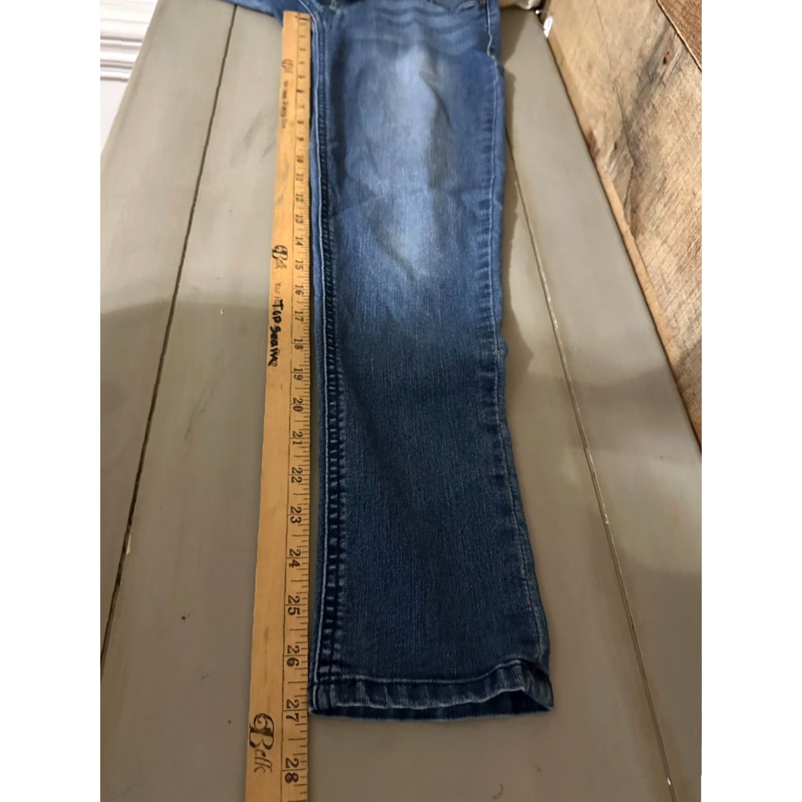 Vintage **Democracy Women's Size 2 Blue Bootcut Jeans** User: Democracy Women's Size 2 Blue Bootcut Jeans Size 26" / US 2 / IT 38 - 4 Thumbnail