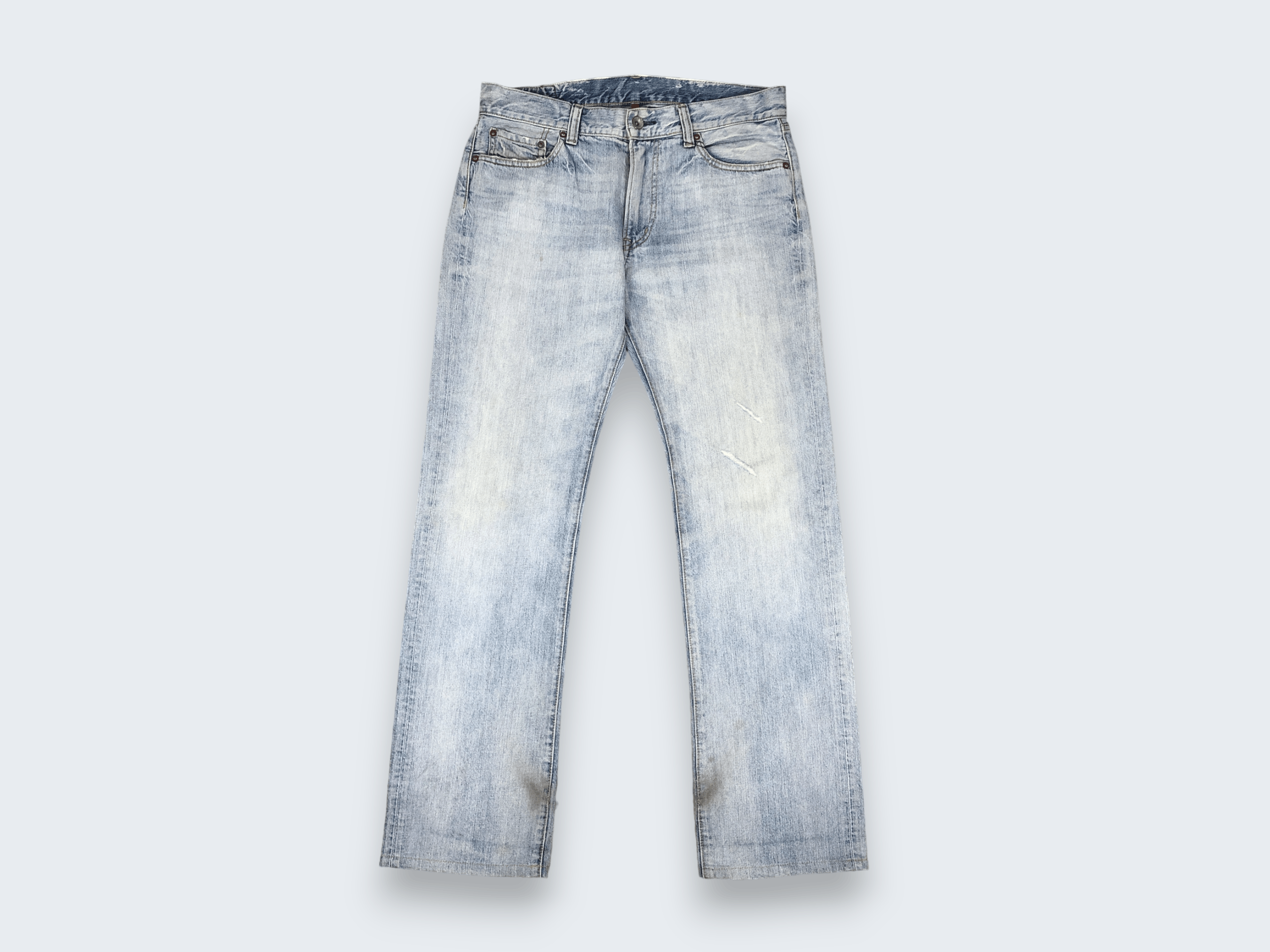 Uniqlo × Vintage Uniqlo Jeans Regular Straight Denim 35 x 33 L1288 Size US 35 - 1 Thumbnail